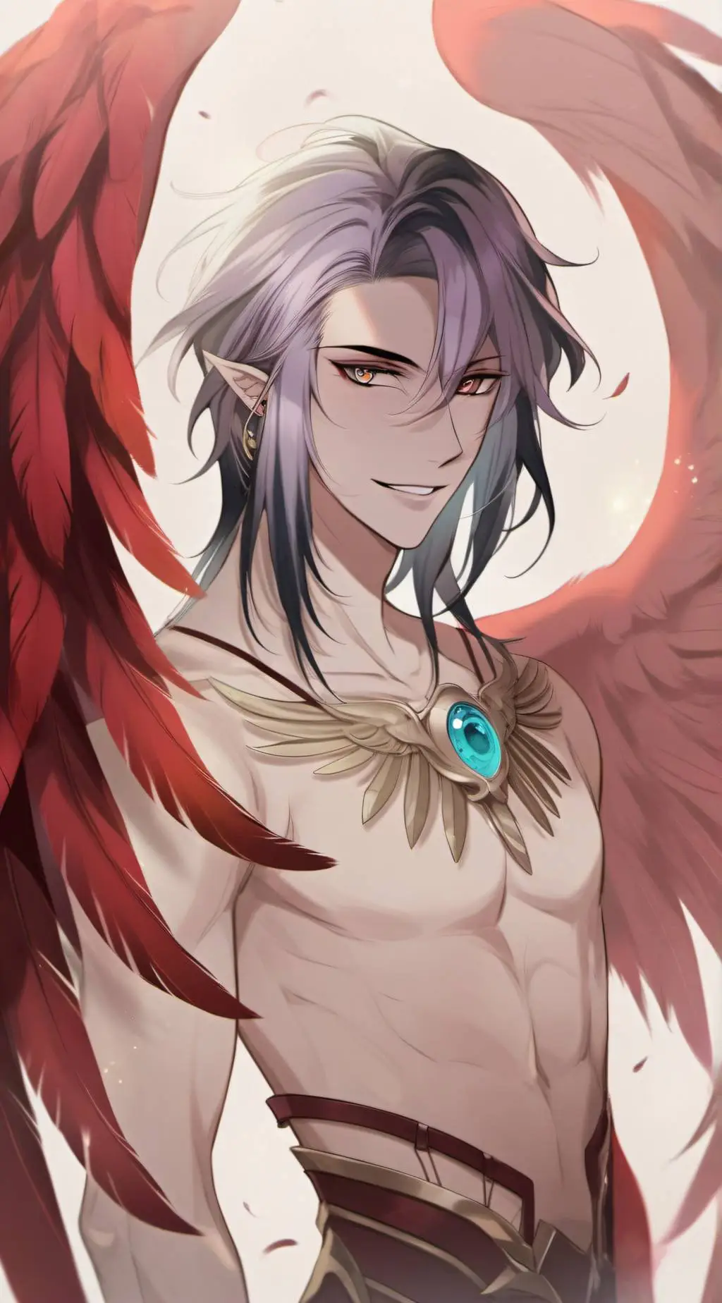 ai character: Aerial fairy  background