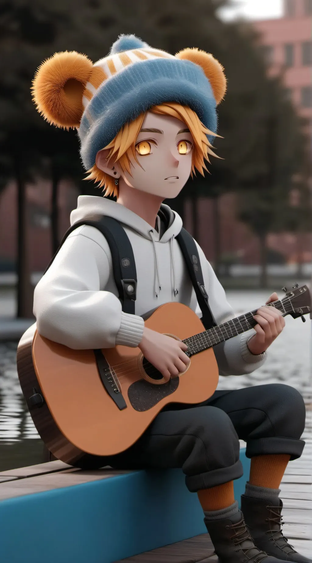 ai character: denki background