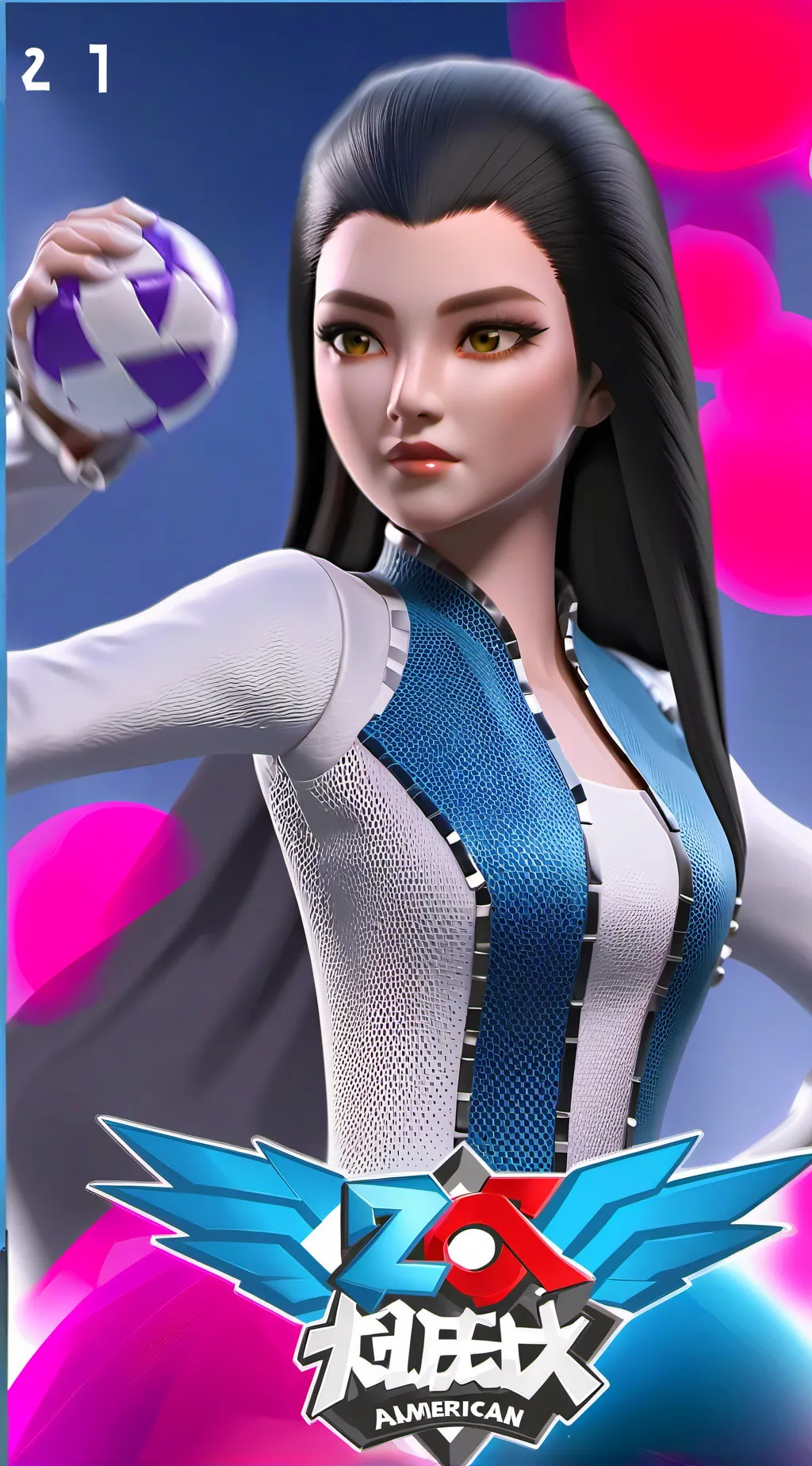 ai character: Aria background