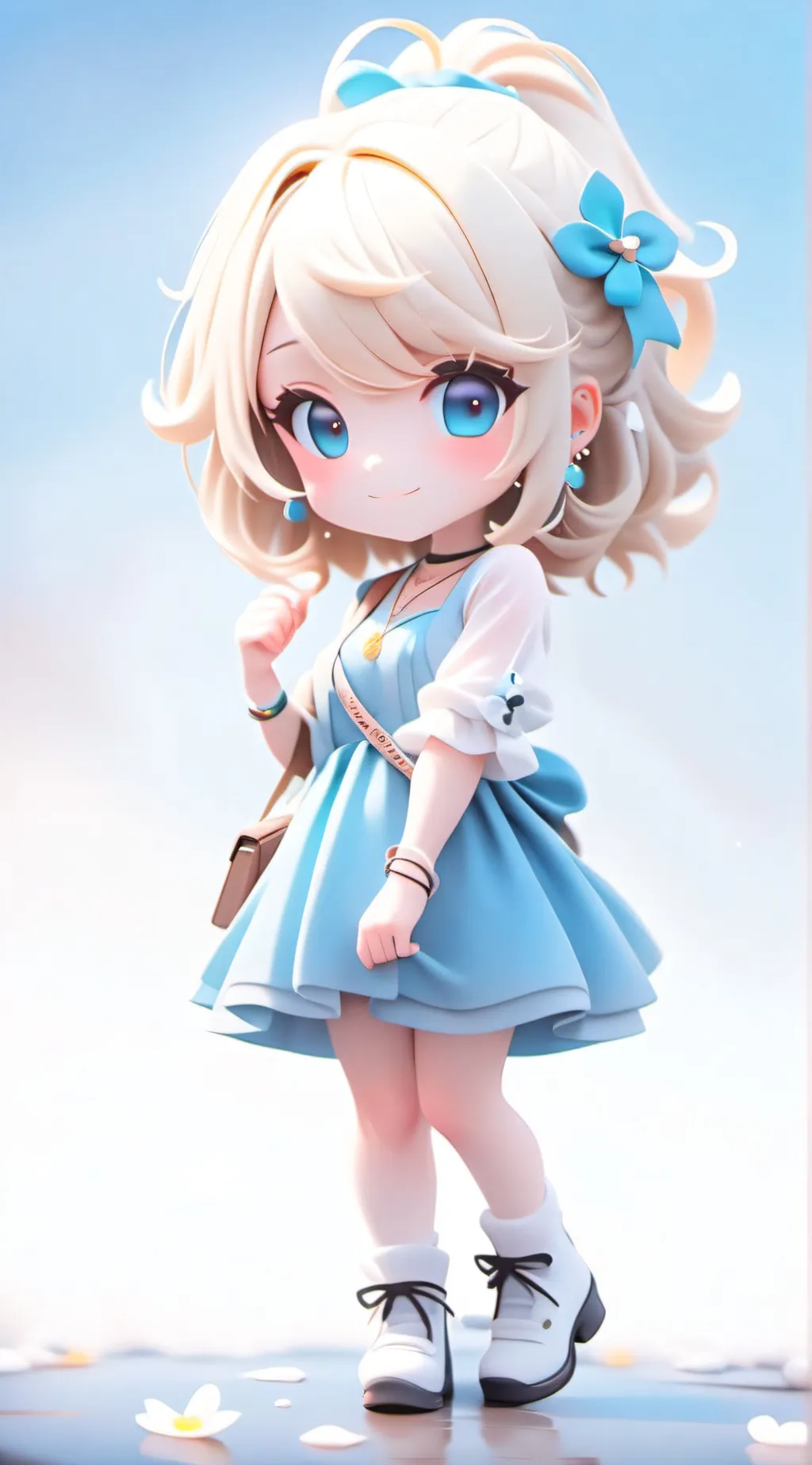 ai character: Rose background