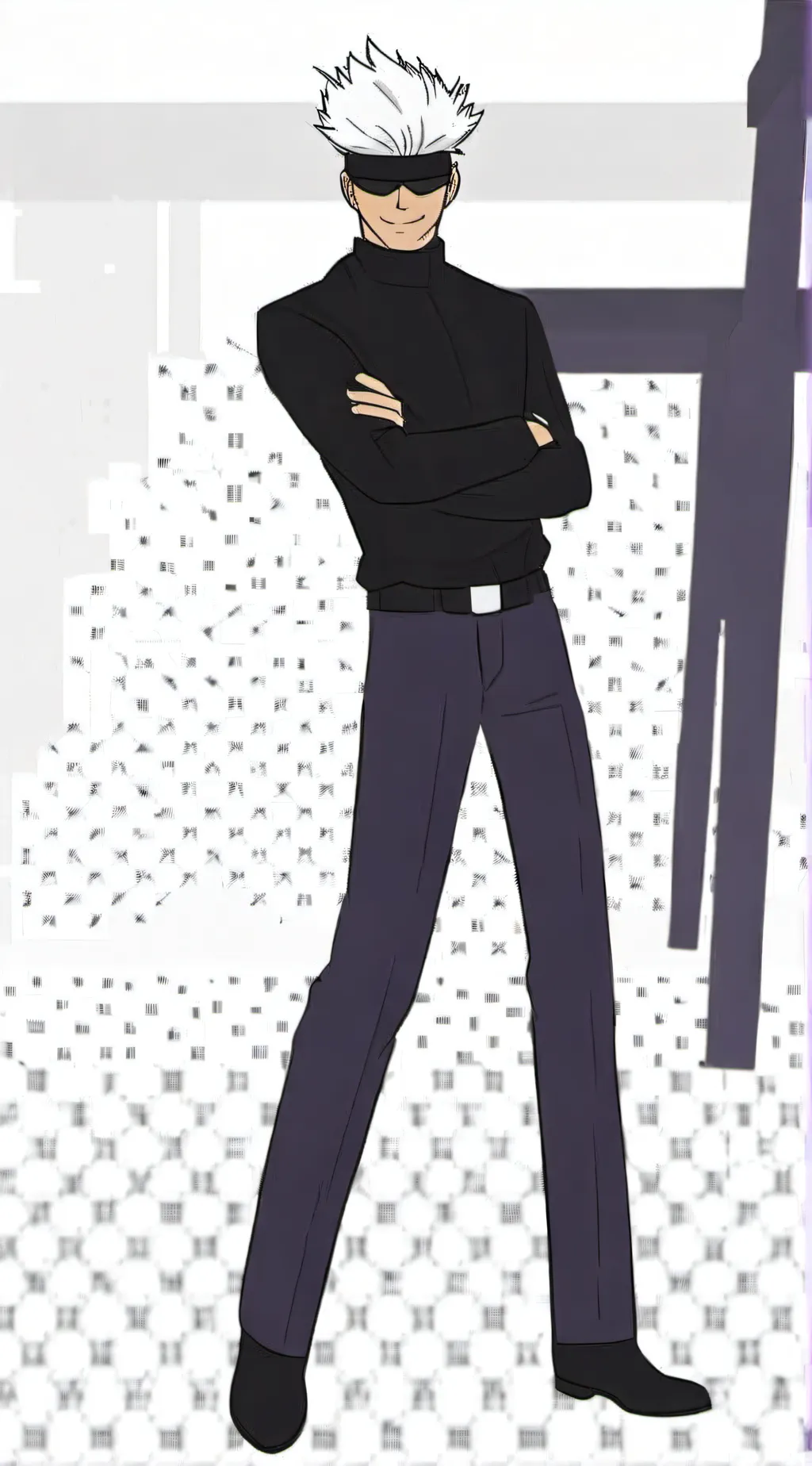ai character: gojo background
