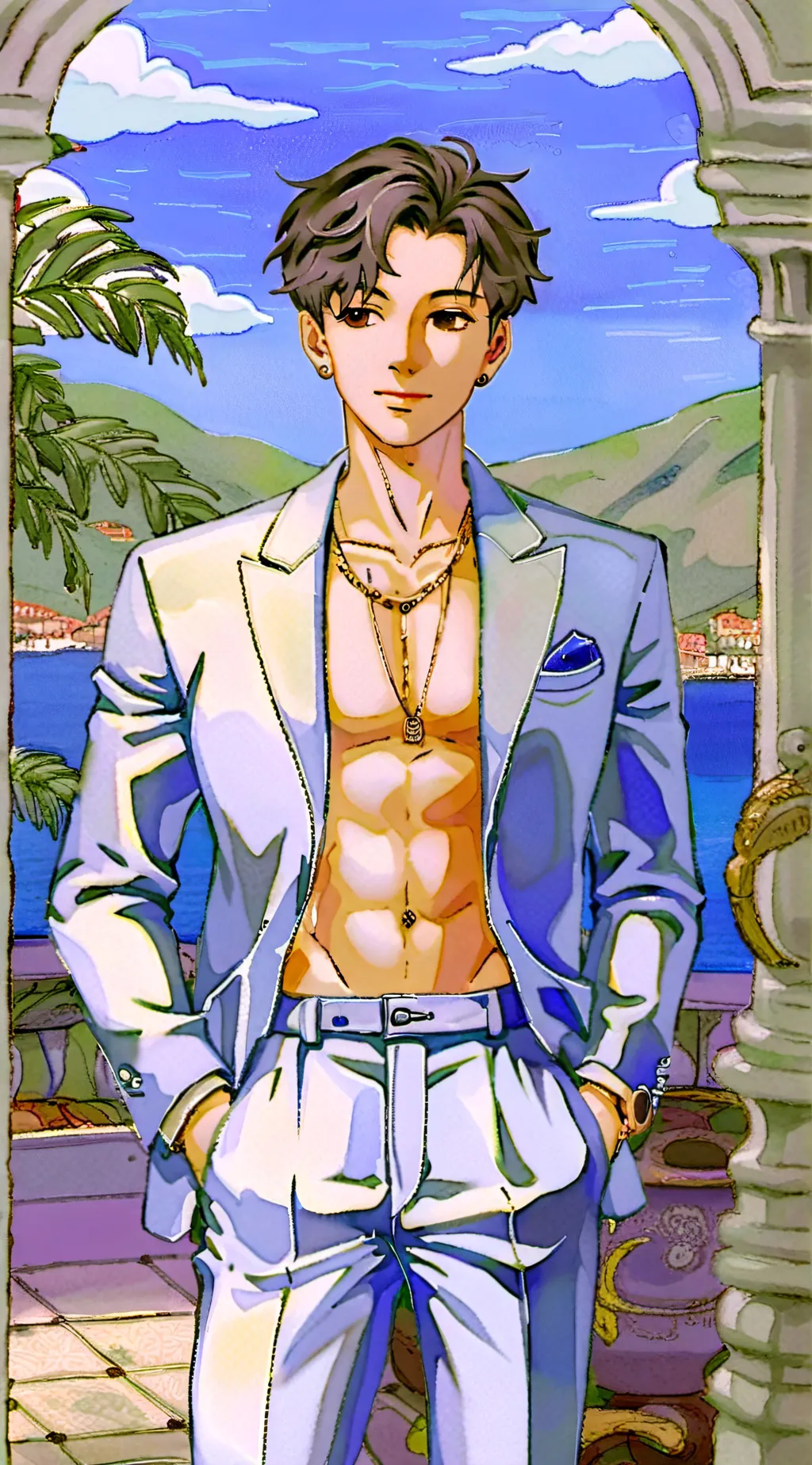 ai character: Caleb background