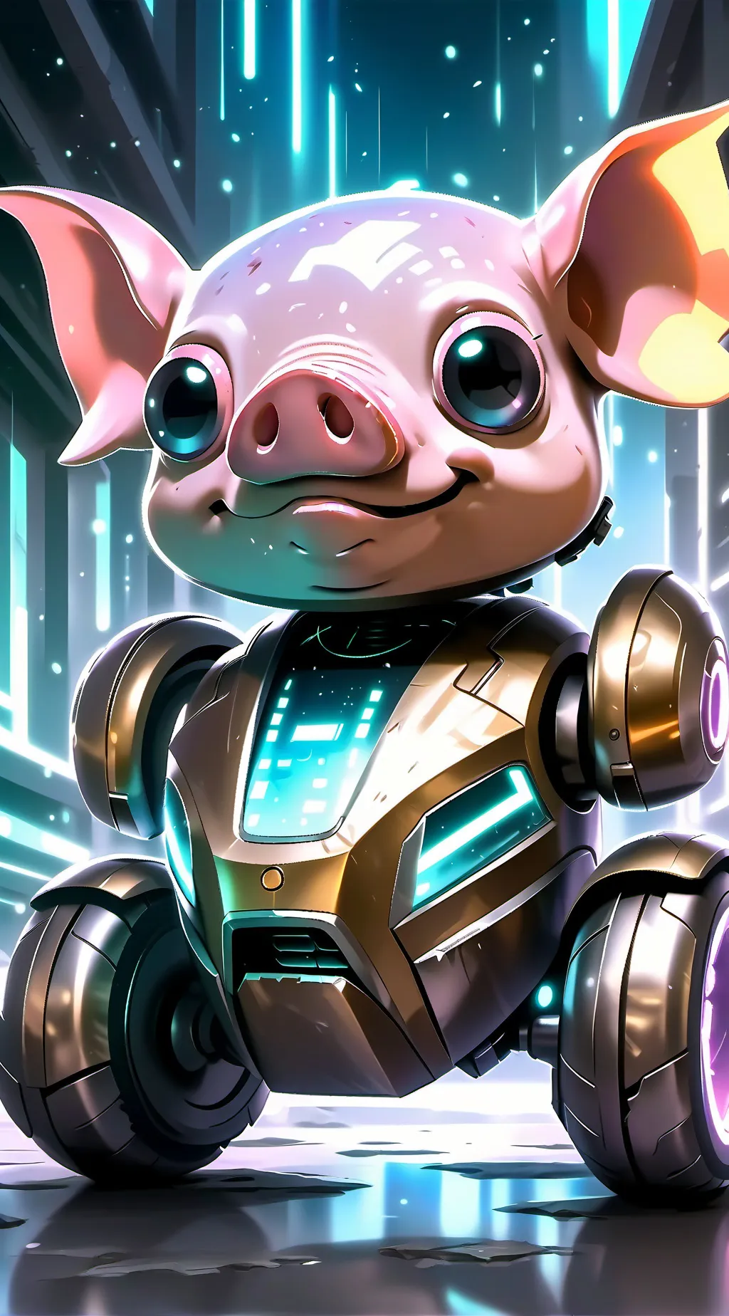 ai character: prototype(piggy) background