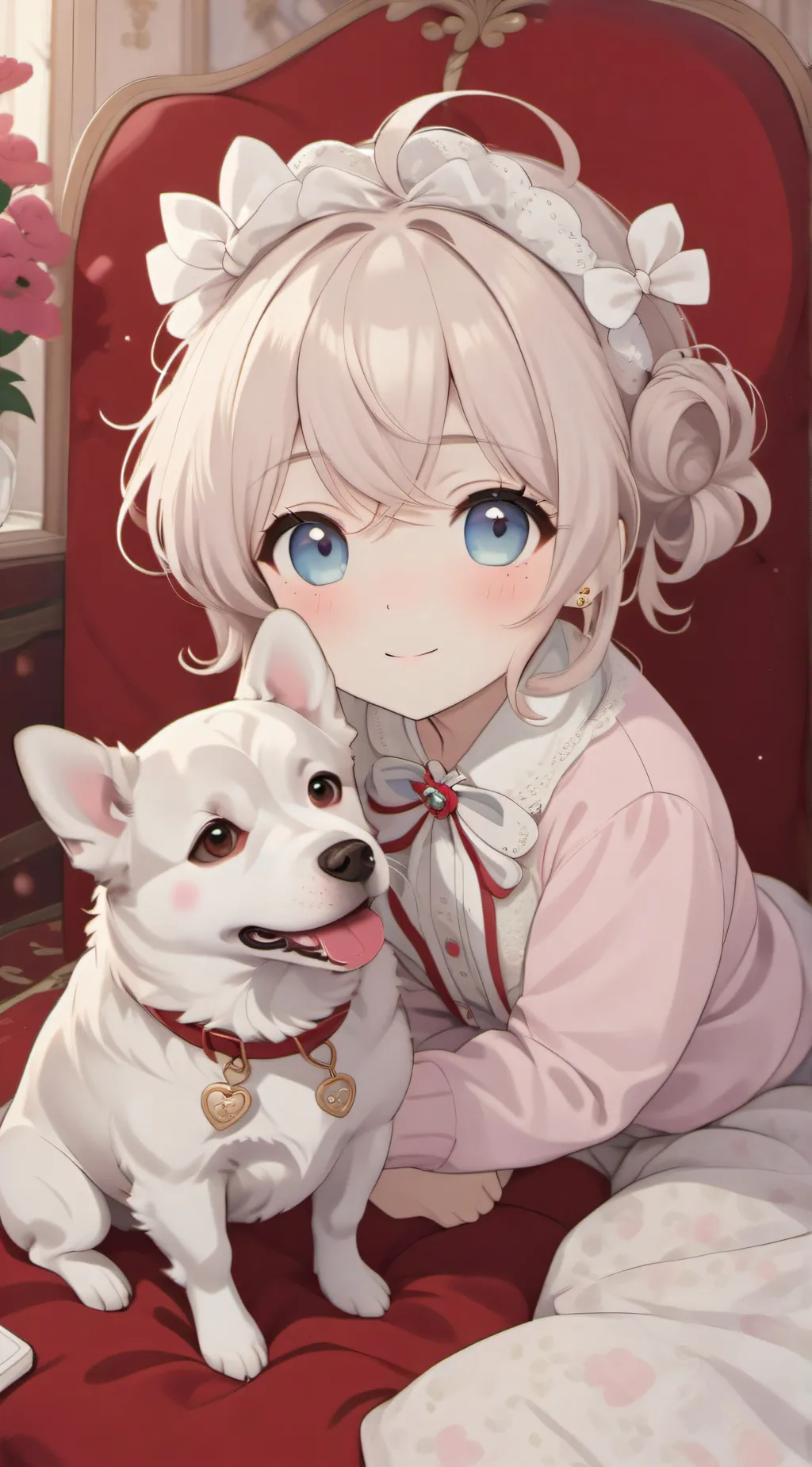 ai character: Sandy background