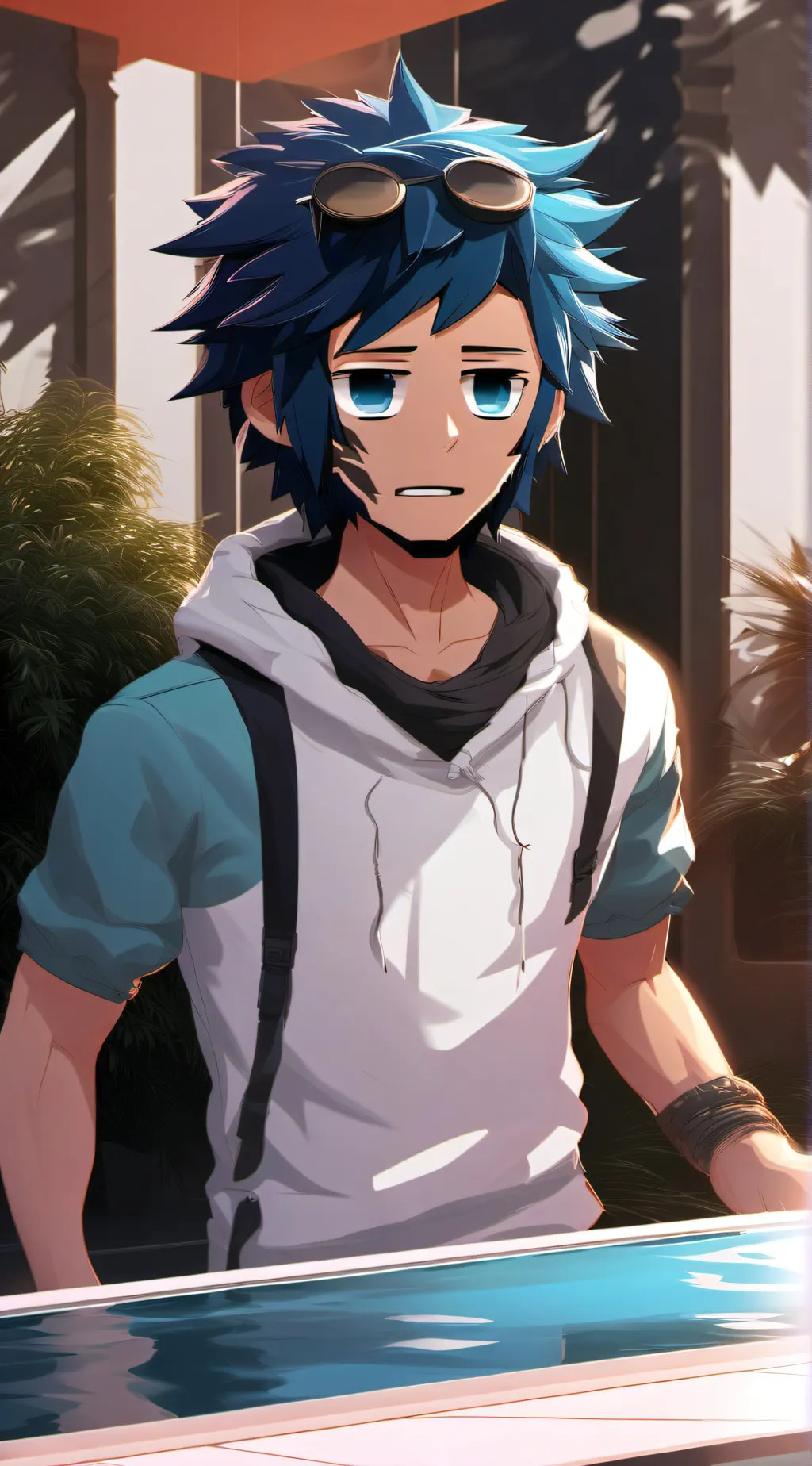 ai character: Pierce background