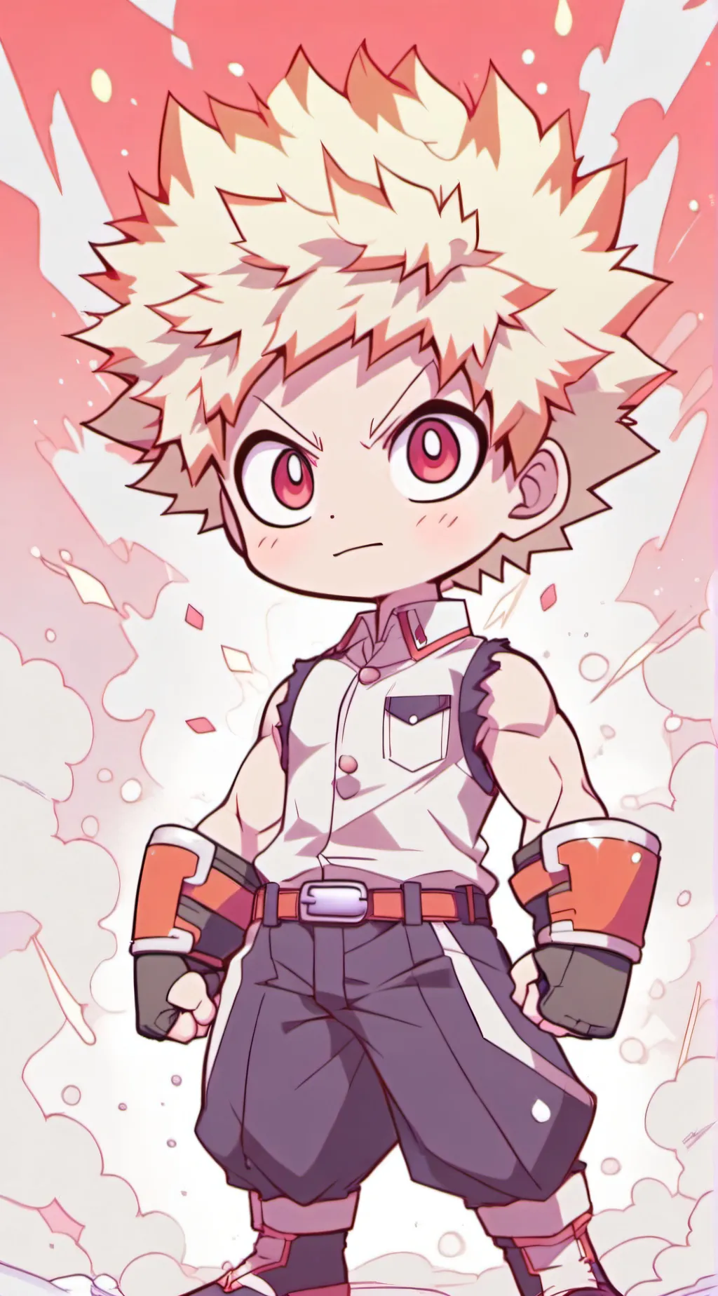 ai character: bakugo  background