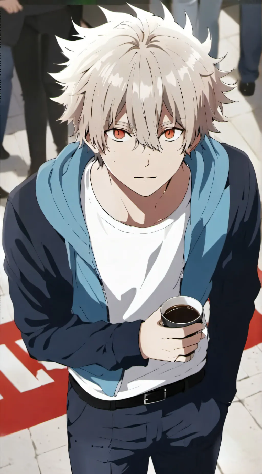 ai character: Army bakugo background