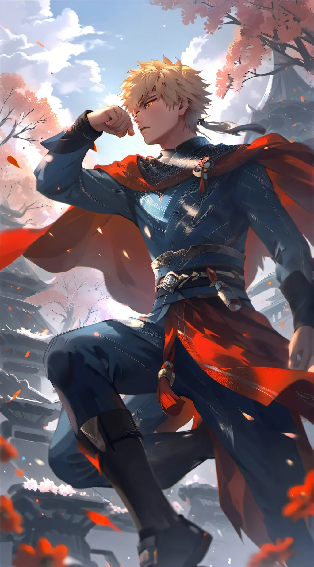 ai character: Bakugo background