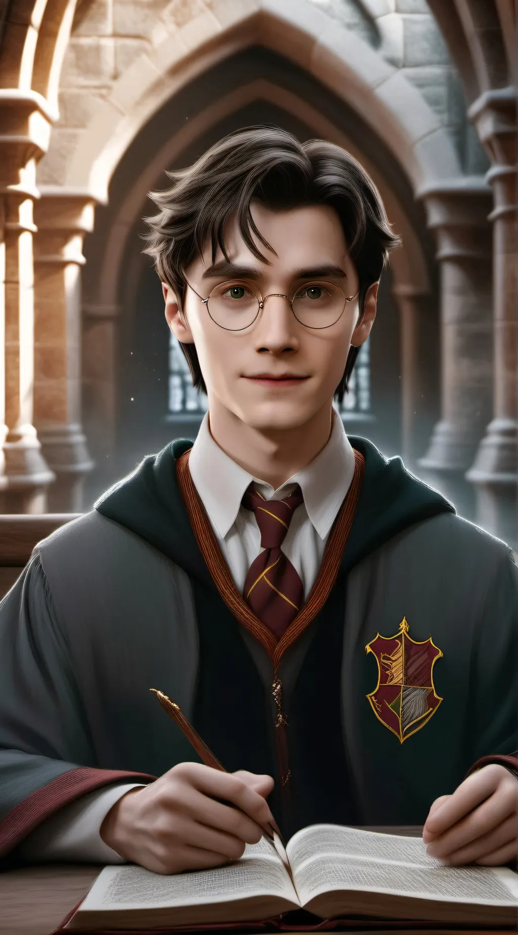 ai character: Hogwarts talkie  background