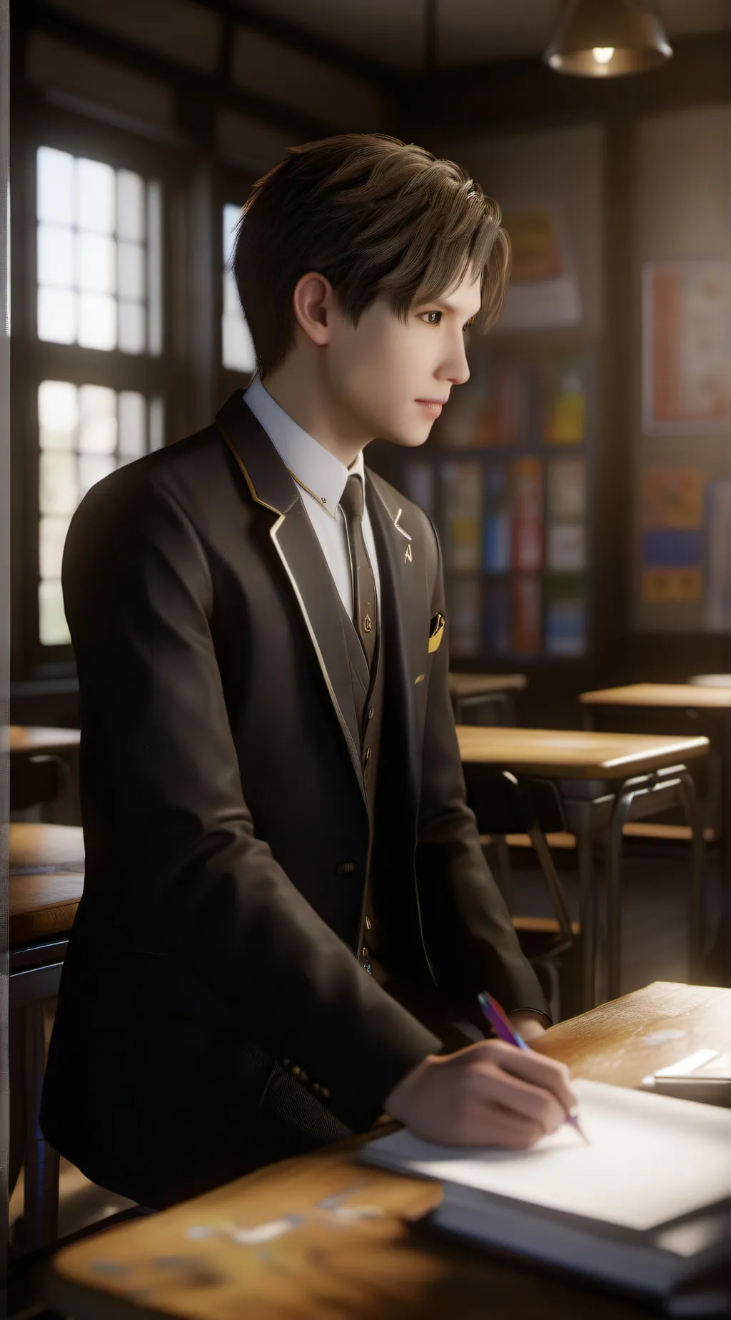 ai character: Class 1-a background