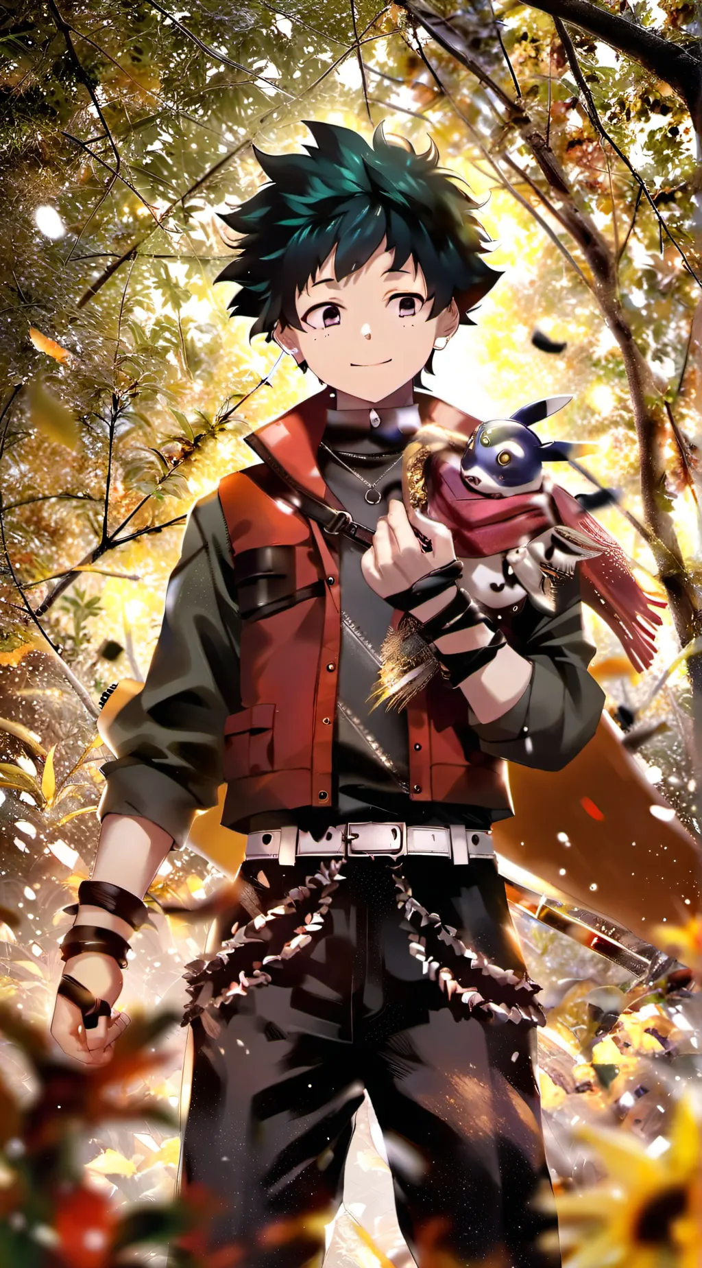 ai character: deku background