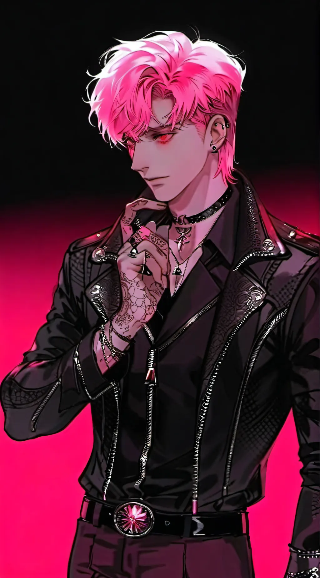 ai character: Levi  background