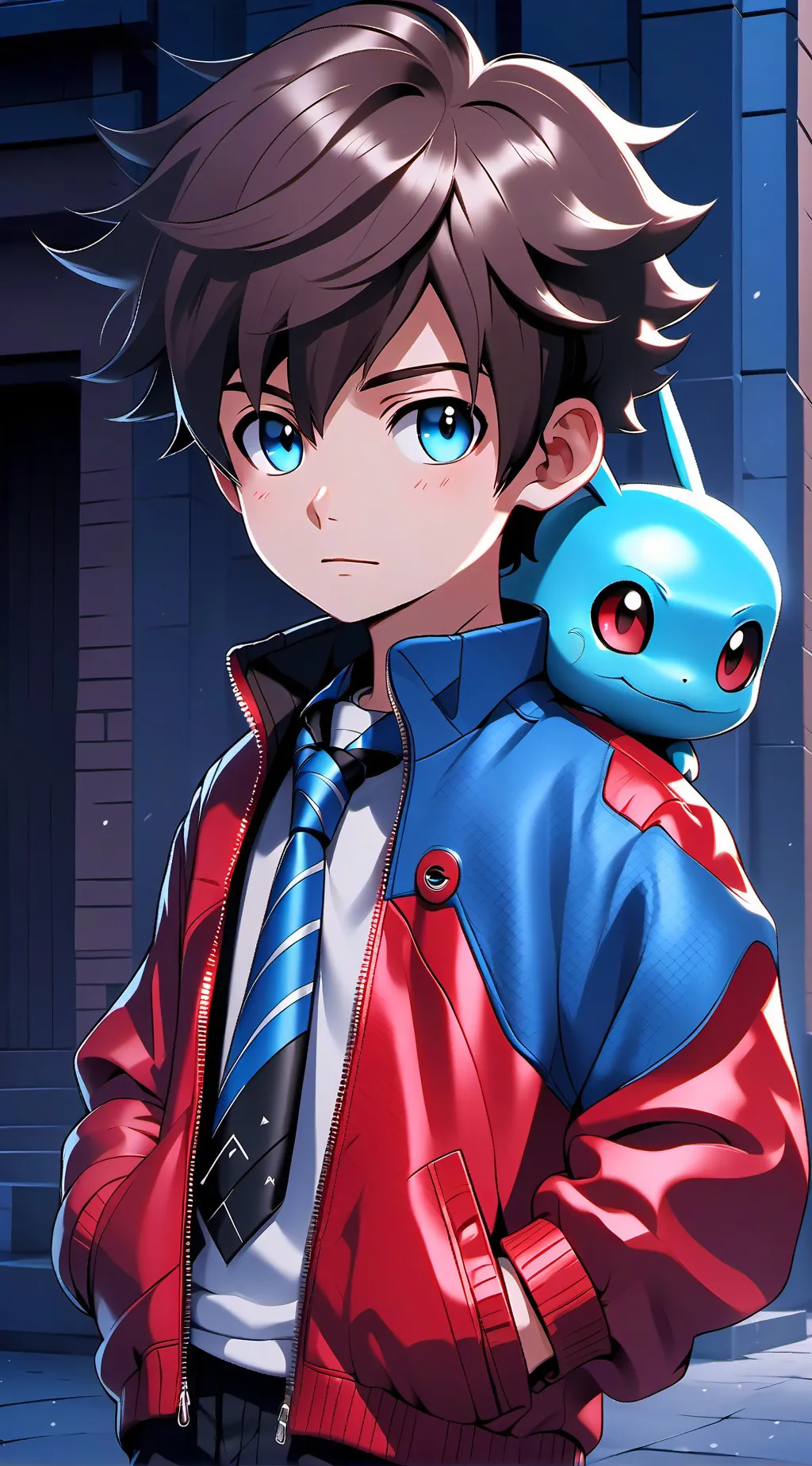ai character: Theo background