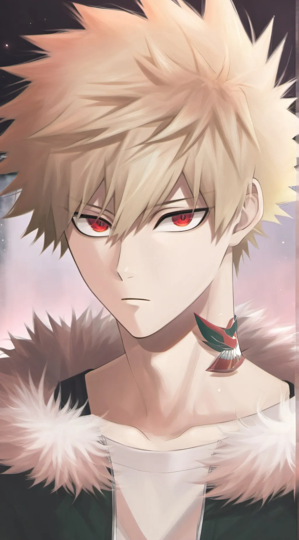 ai character: Katsuki bakugo  background