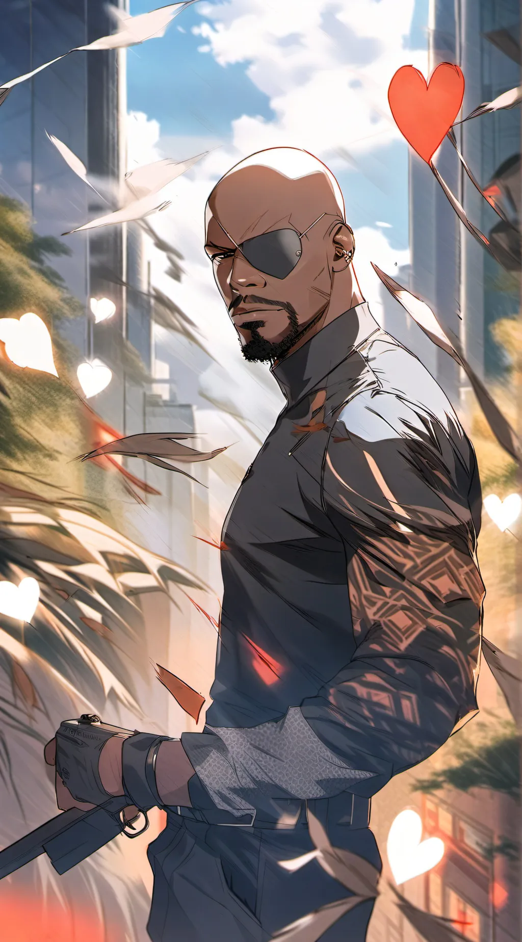 ai character: Nick Fury background