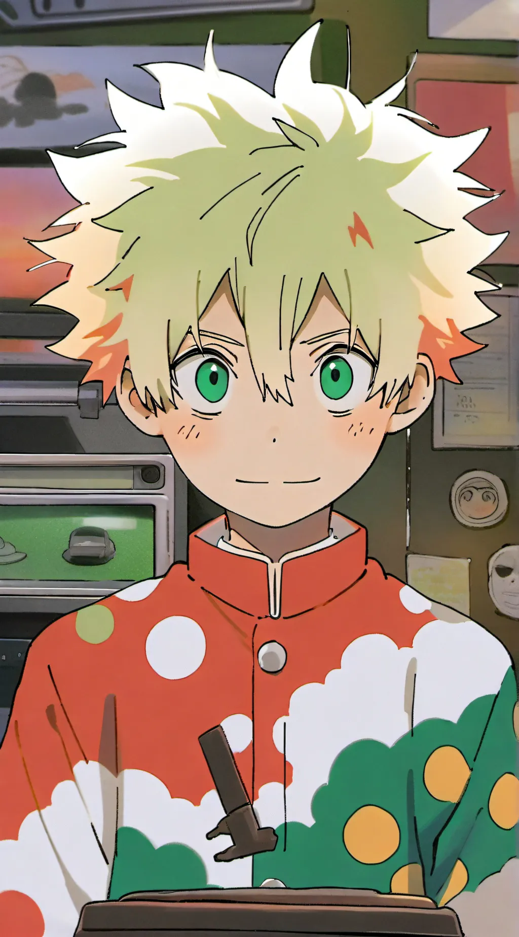 ai character: Bakudeku background