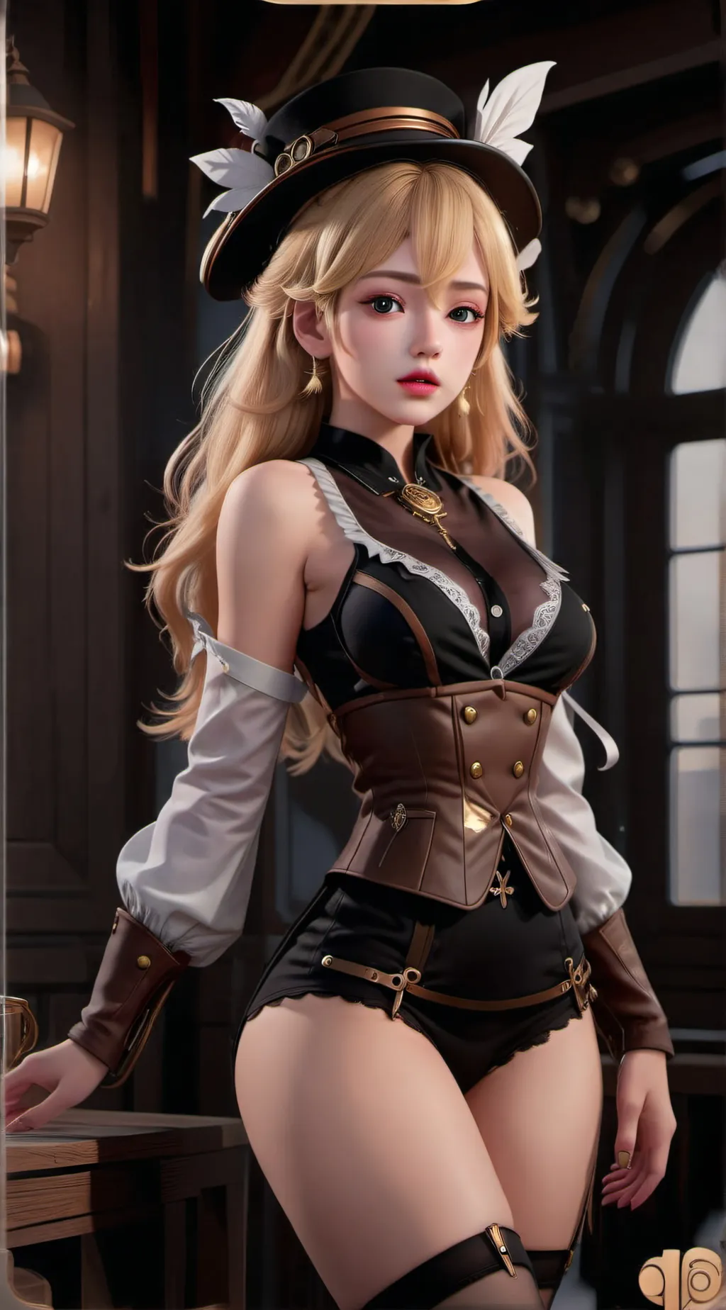ai character: Nolana cloudstien background