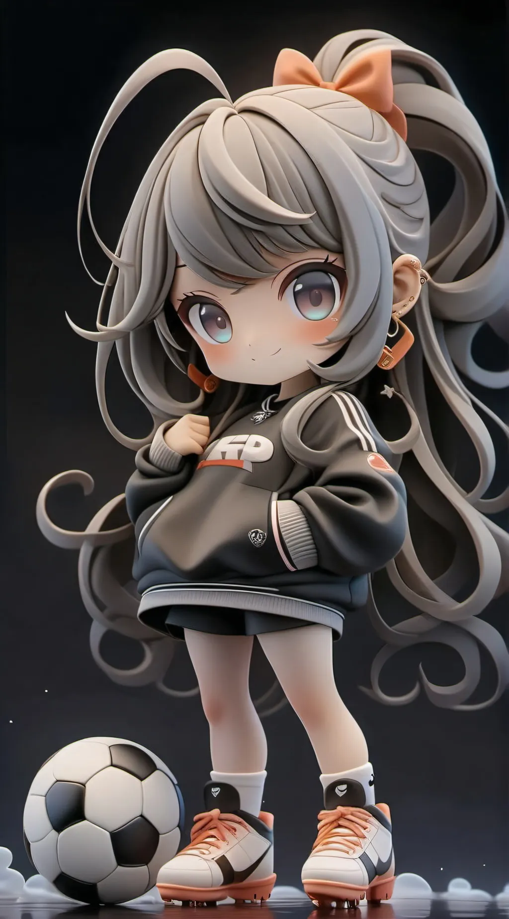 ai character: she is a baby background
