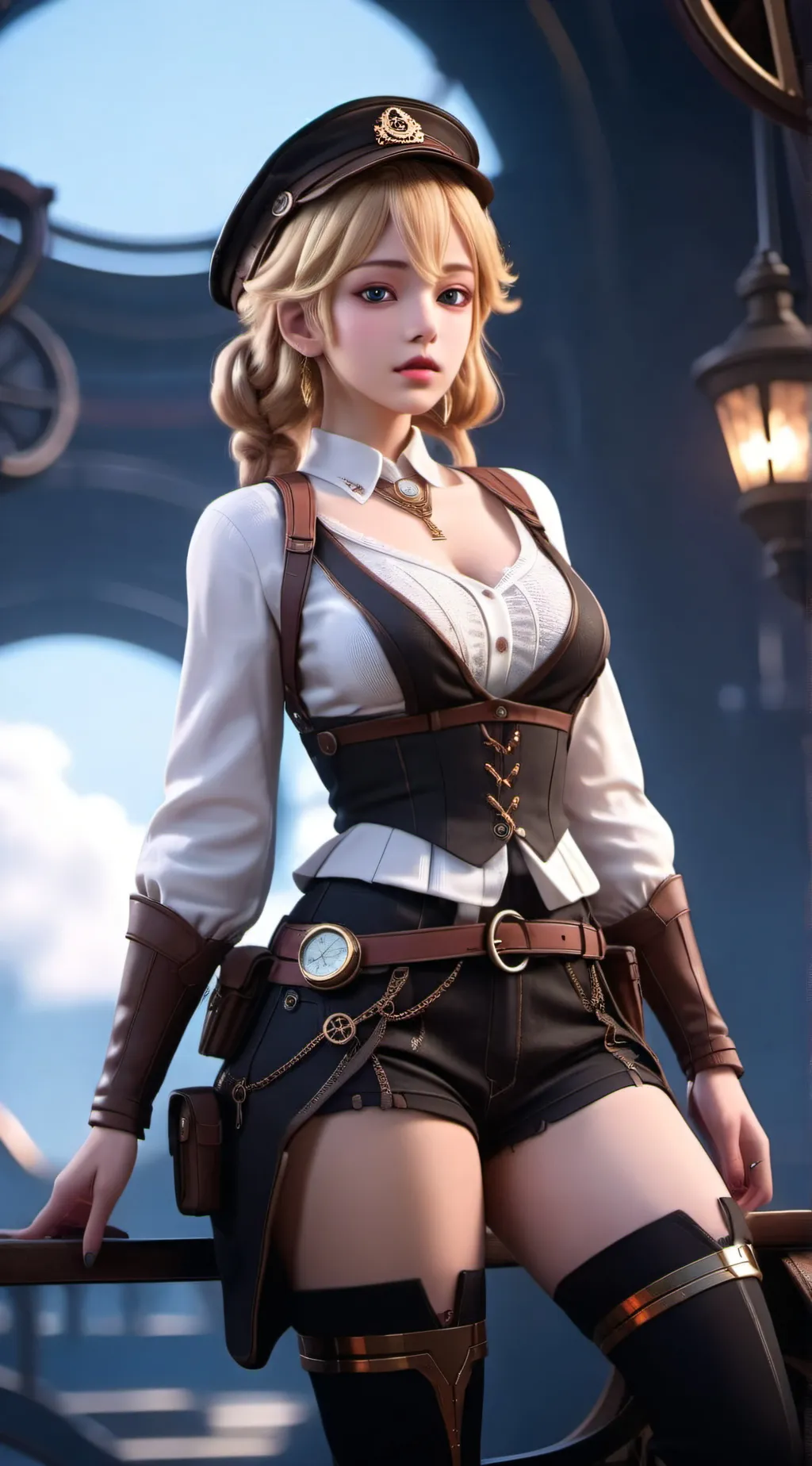 ai character: Naileen cloudstien background