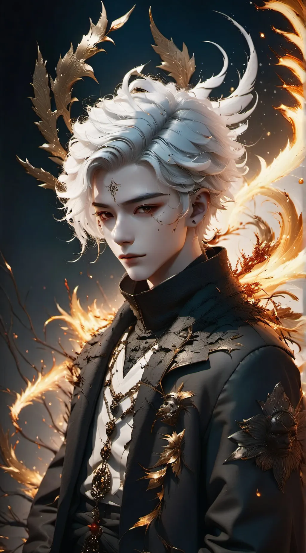 ai character: Newt darkhold background