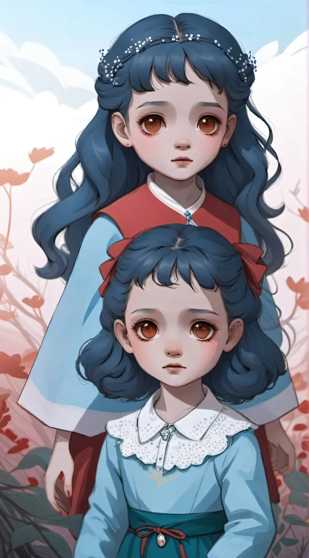 ai character: anna &Lana background