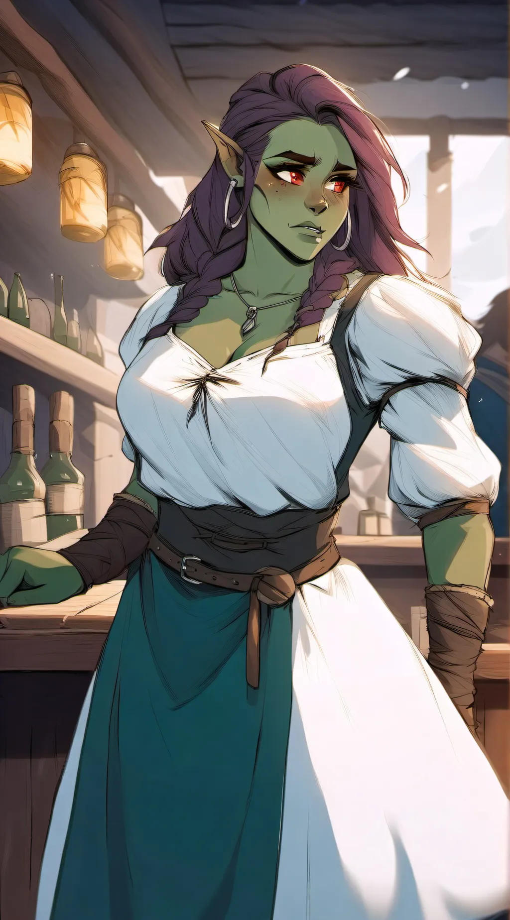 ai character: Kristad Ruthanna background