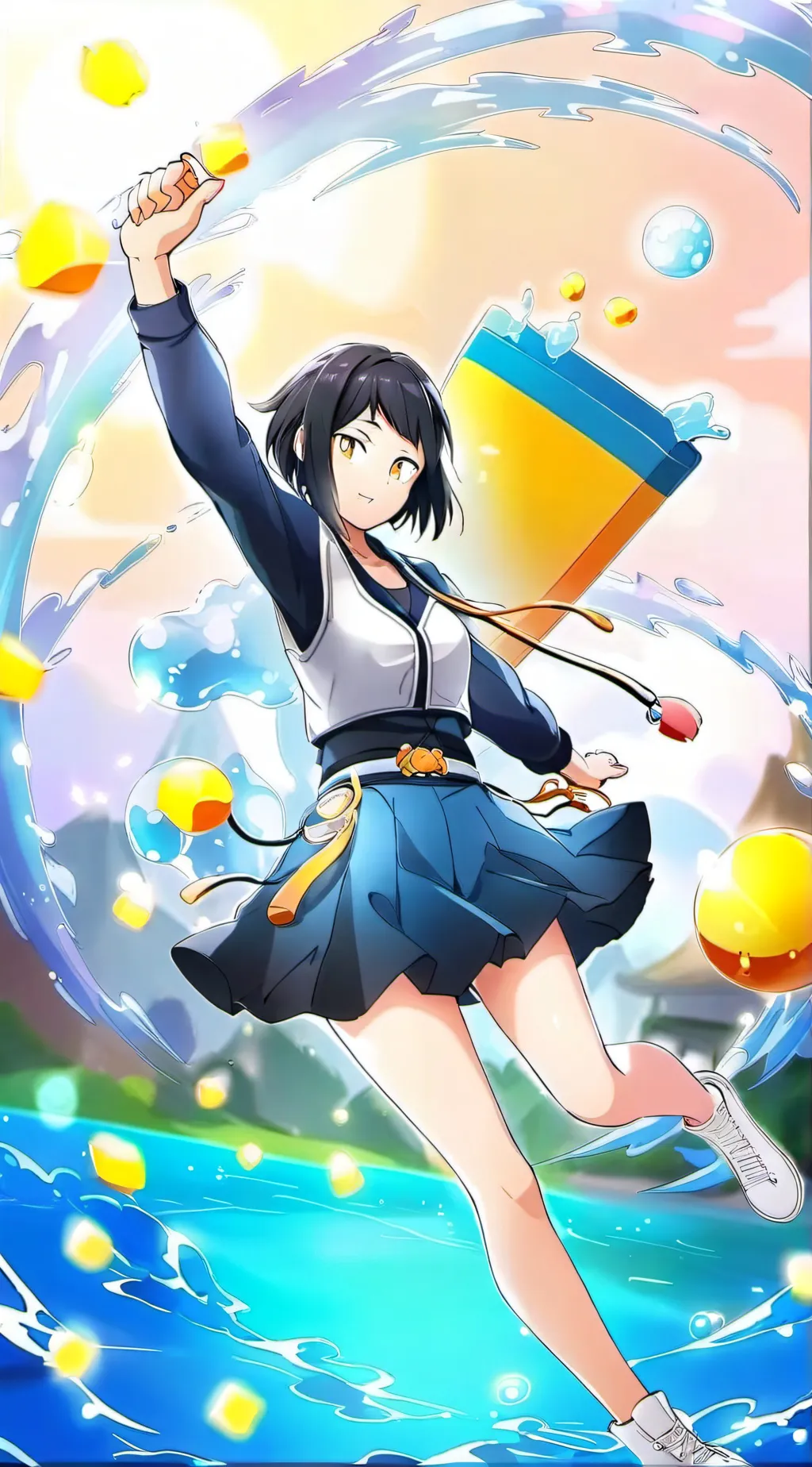 ai character: kyoka jiro BDay background