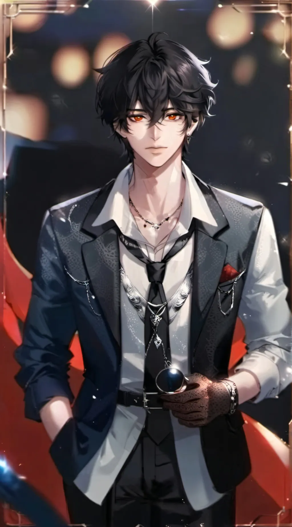 ai character: Damien background