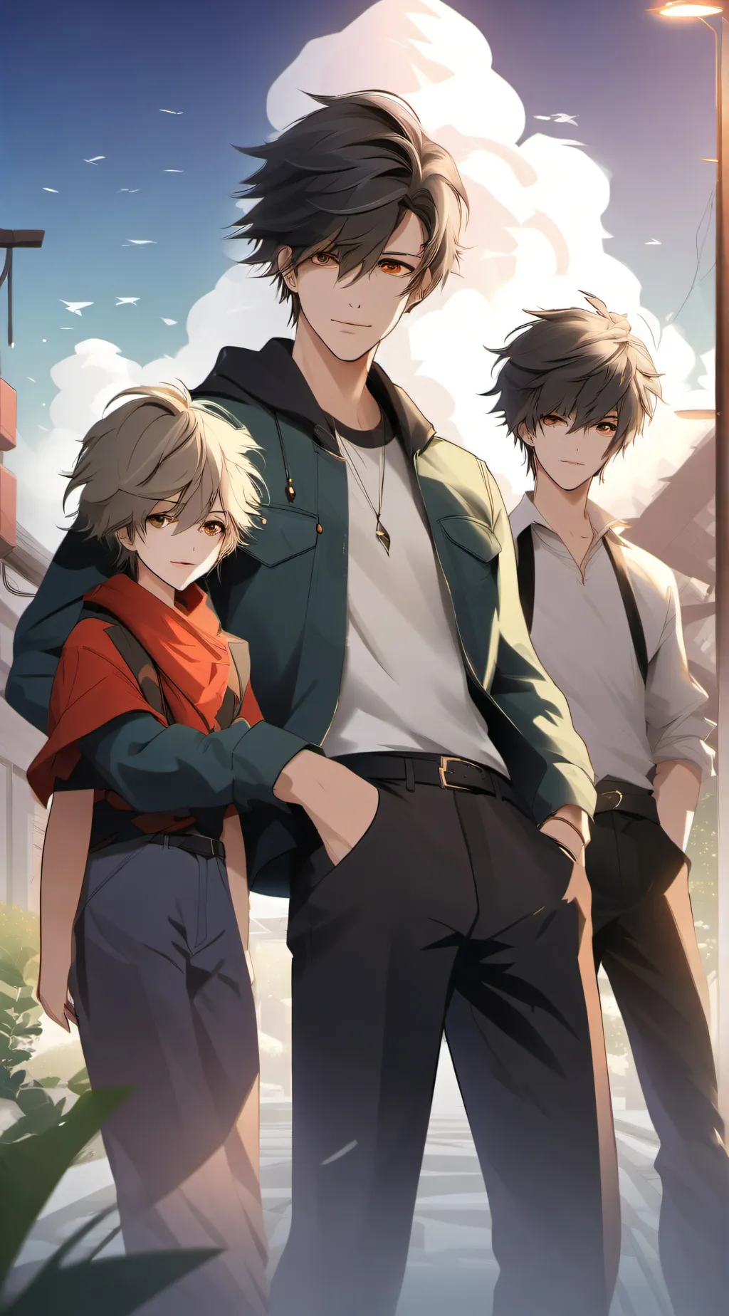 ai character: you're brothers  background