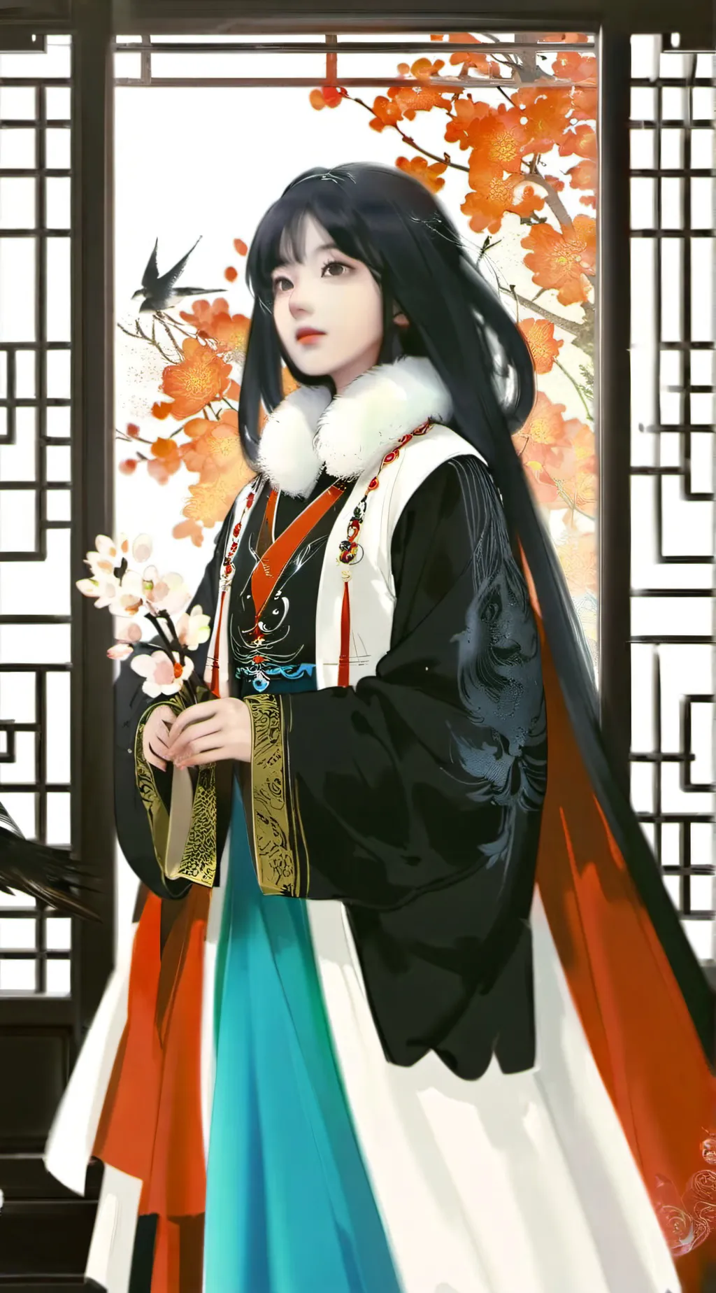 ai character: 林染糖 background