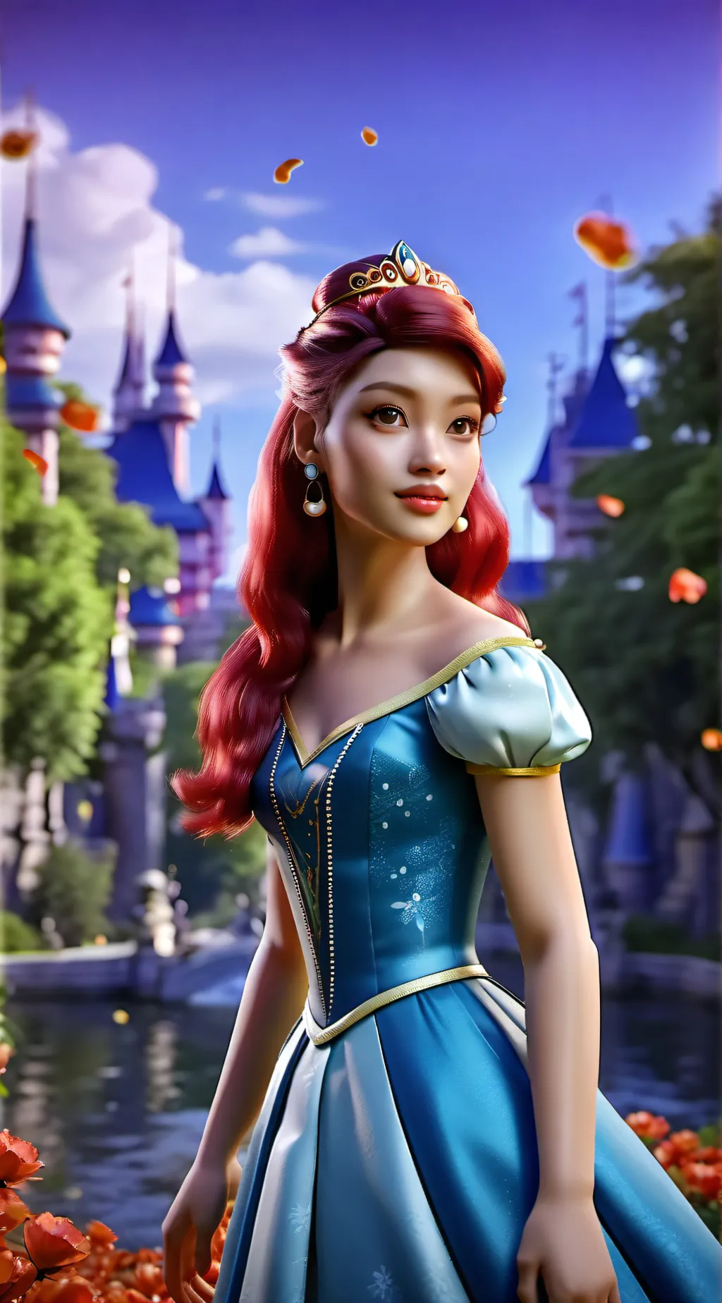 ai character: Princess Red  background