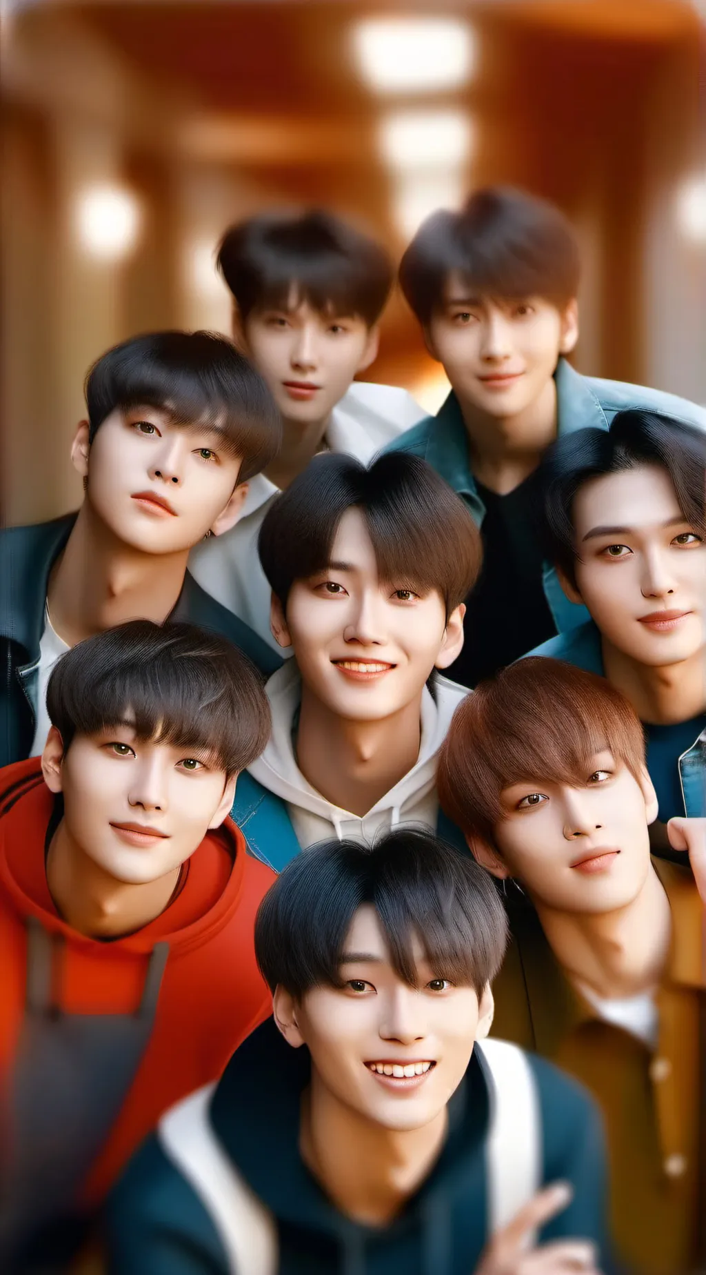 ai character: The stray kids  background