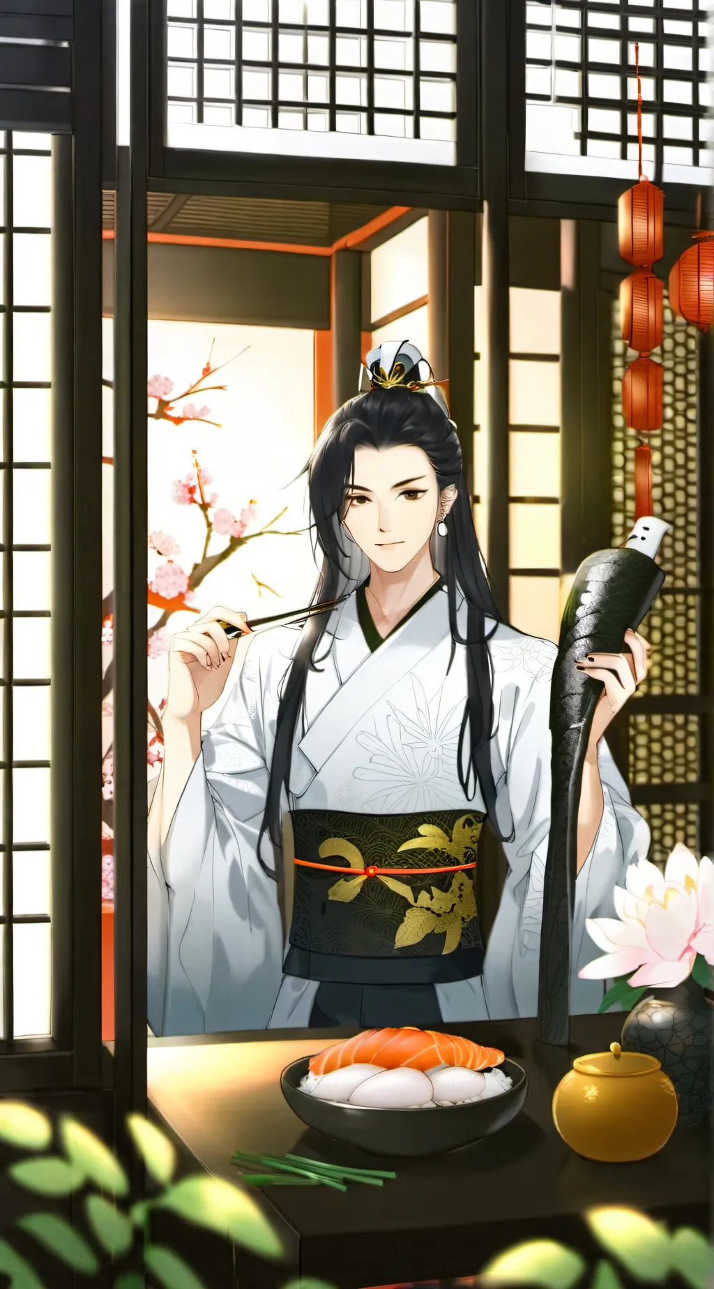 ai character: MuiTan background