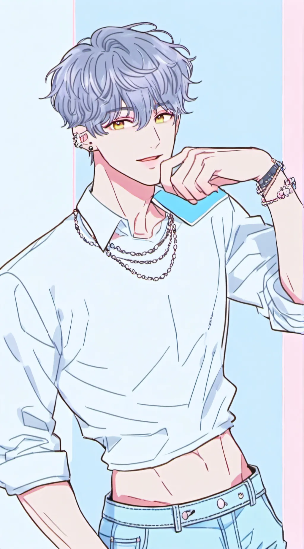 ai character: Zack  background