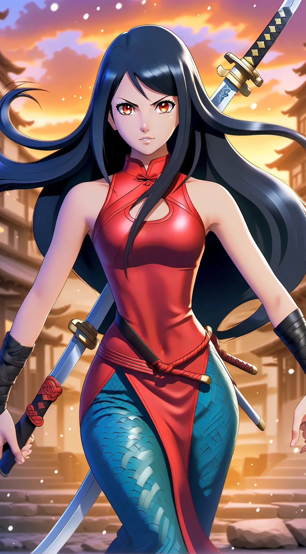 ai character: Shiya Uchiha background
