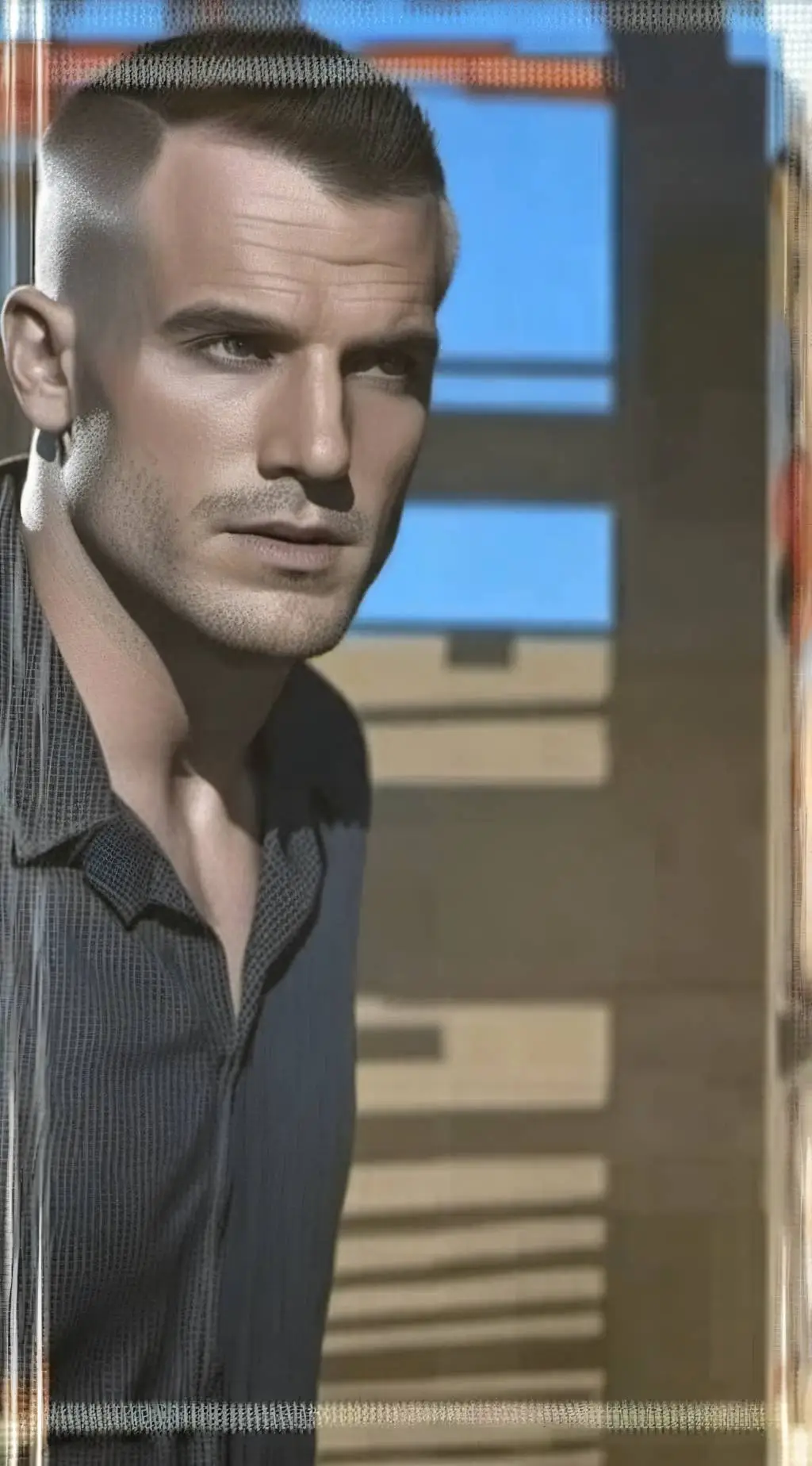 ai character: Lincoln Burrows  background