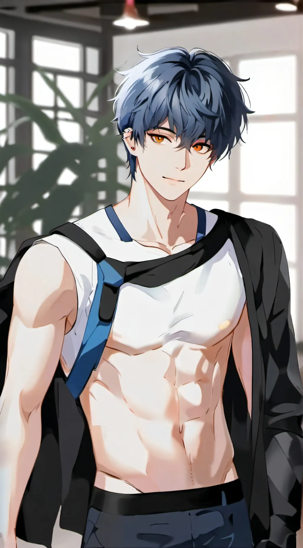 ai character: ?!?!?!~{kai!}~?!?! background