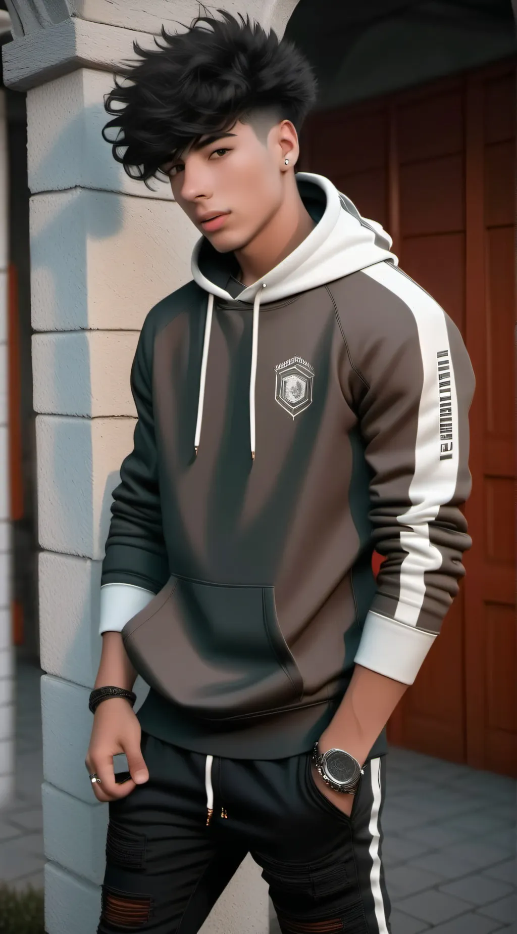 ai character: Bastien  background
