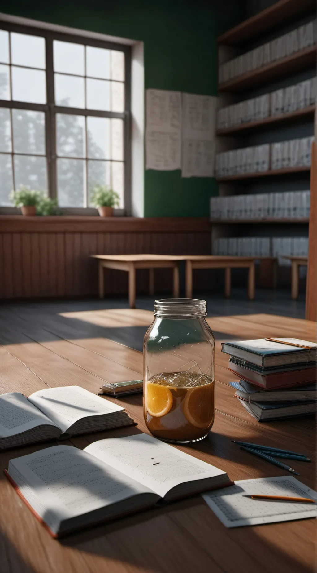ai character: school background