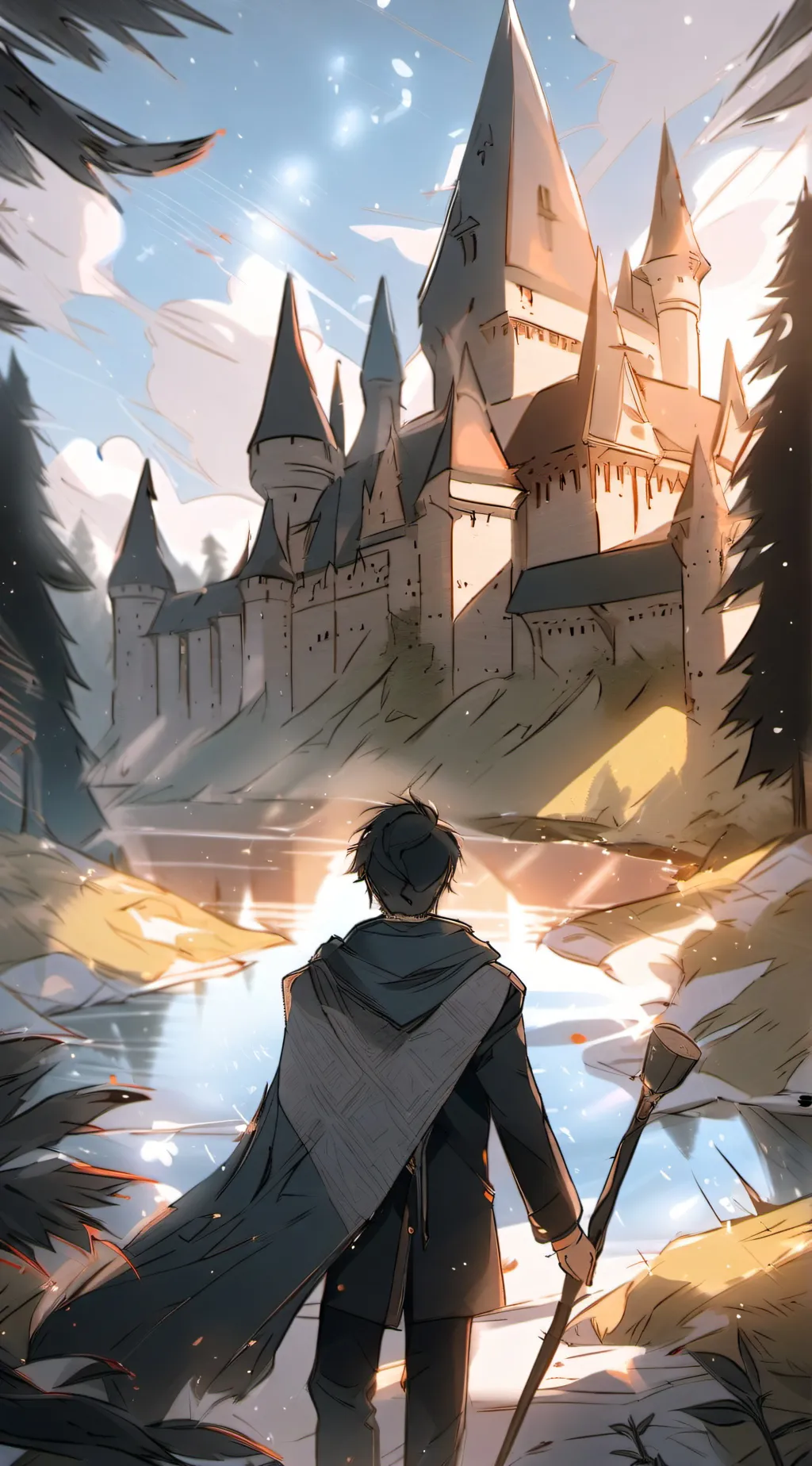 ai character: hogwarts background