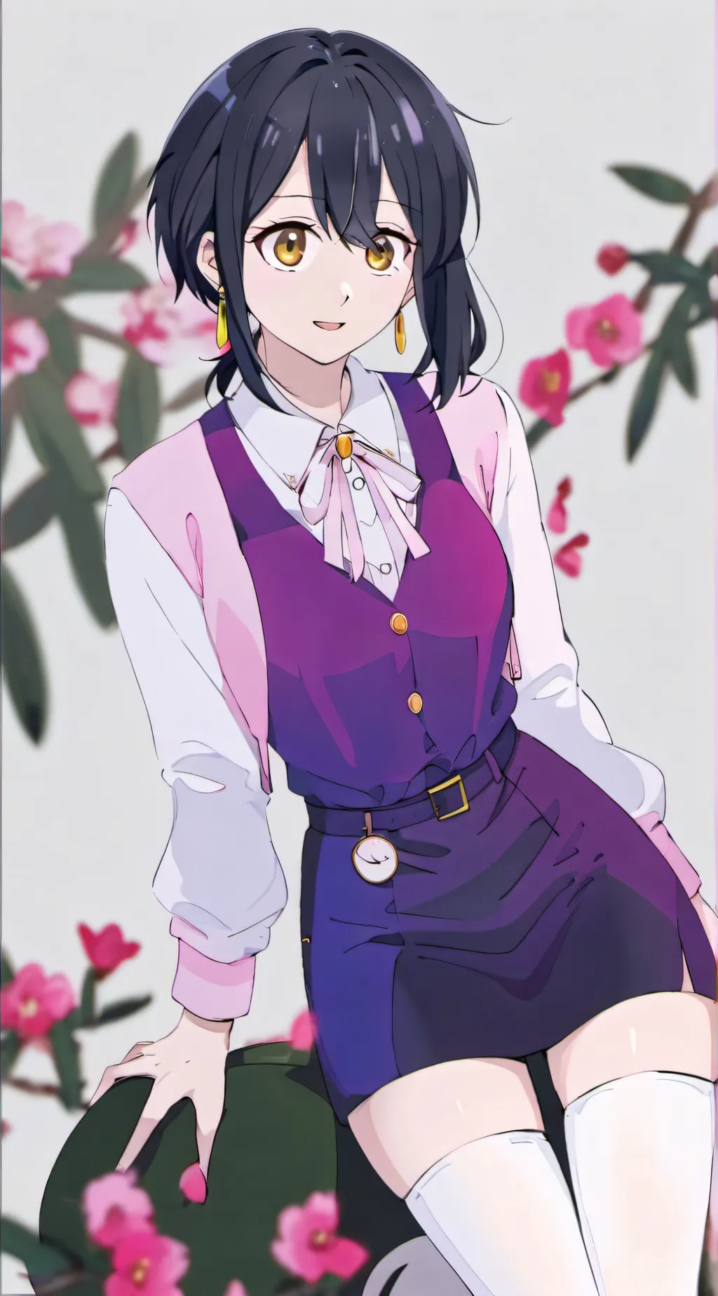 ai character: Lulu yugioh arcv background