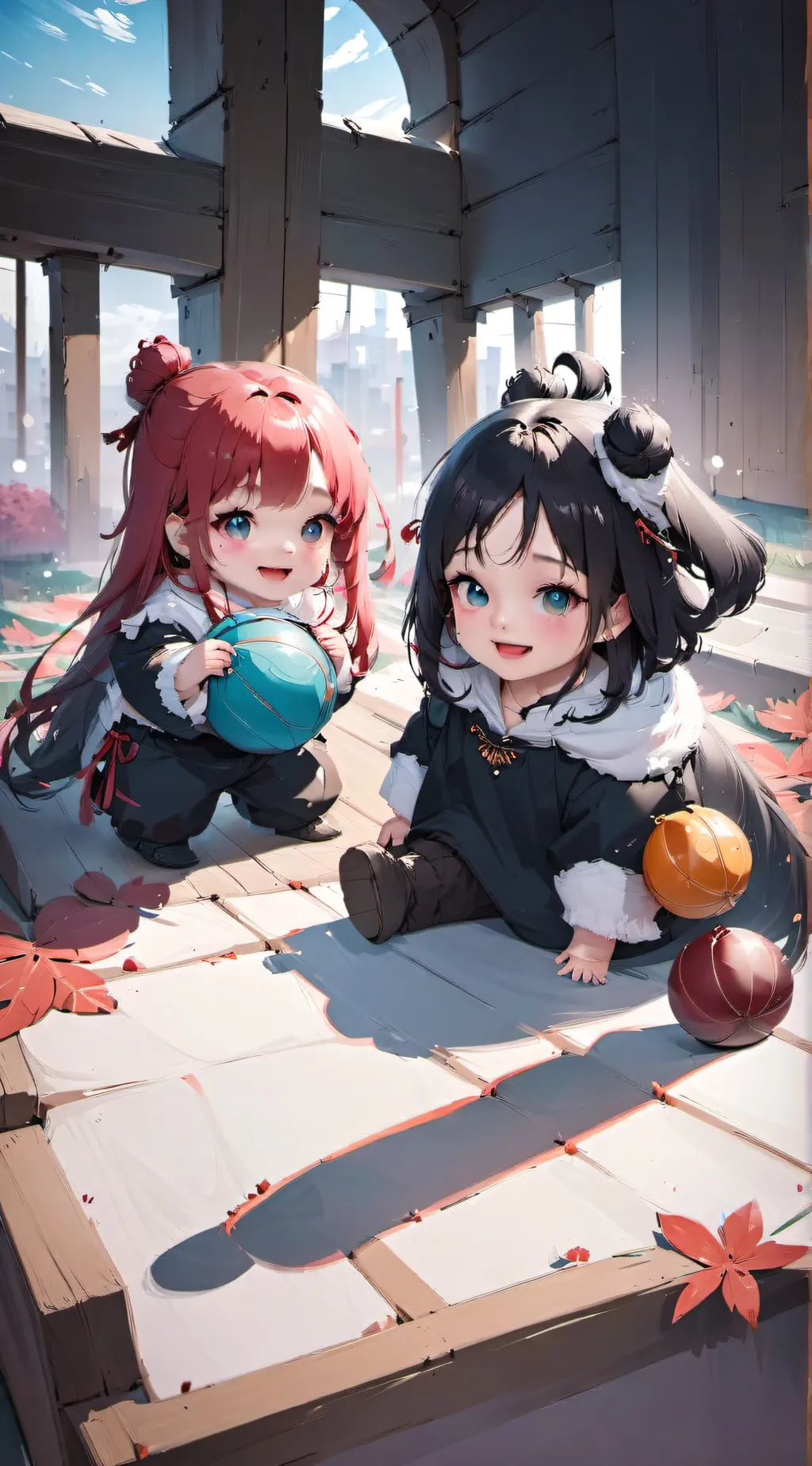 ai character: tia and elsie background