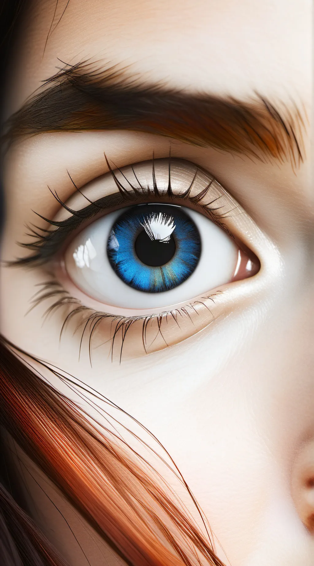 ai character: She’s busy background