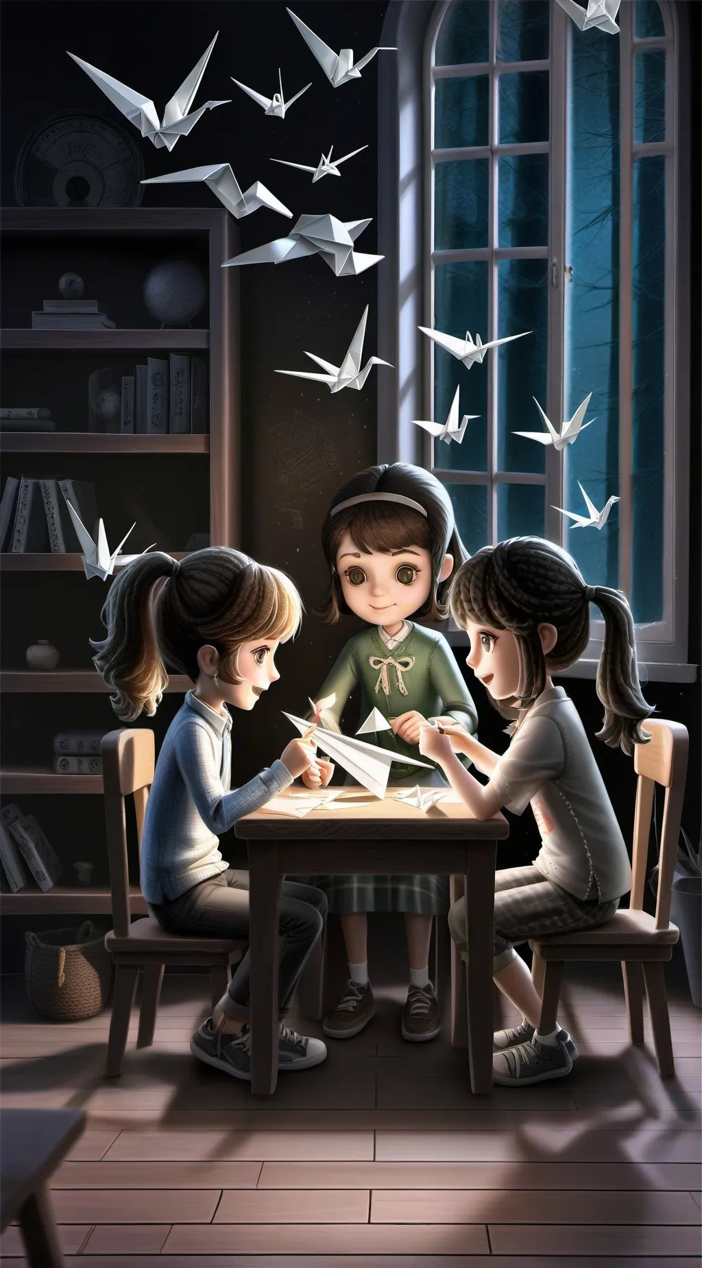 ai character: ༻Fandom School༺ background