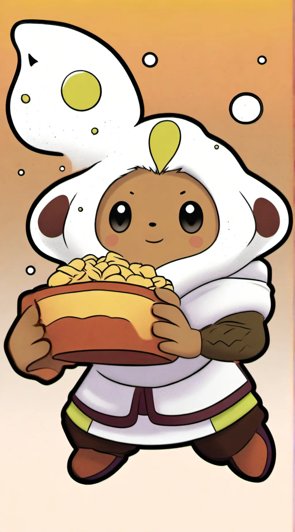ai character: Eevee background