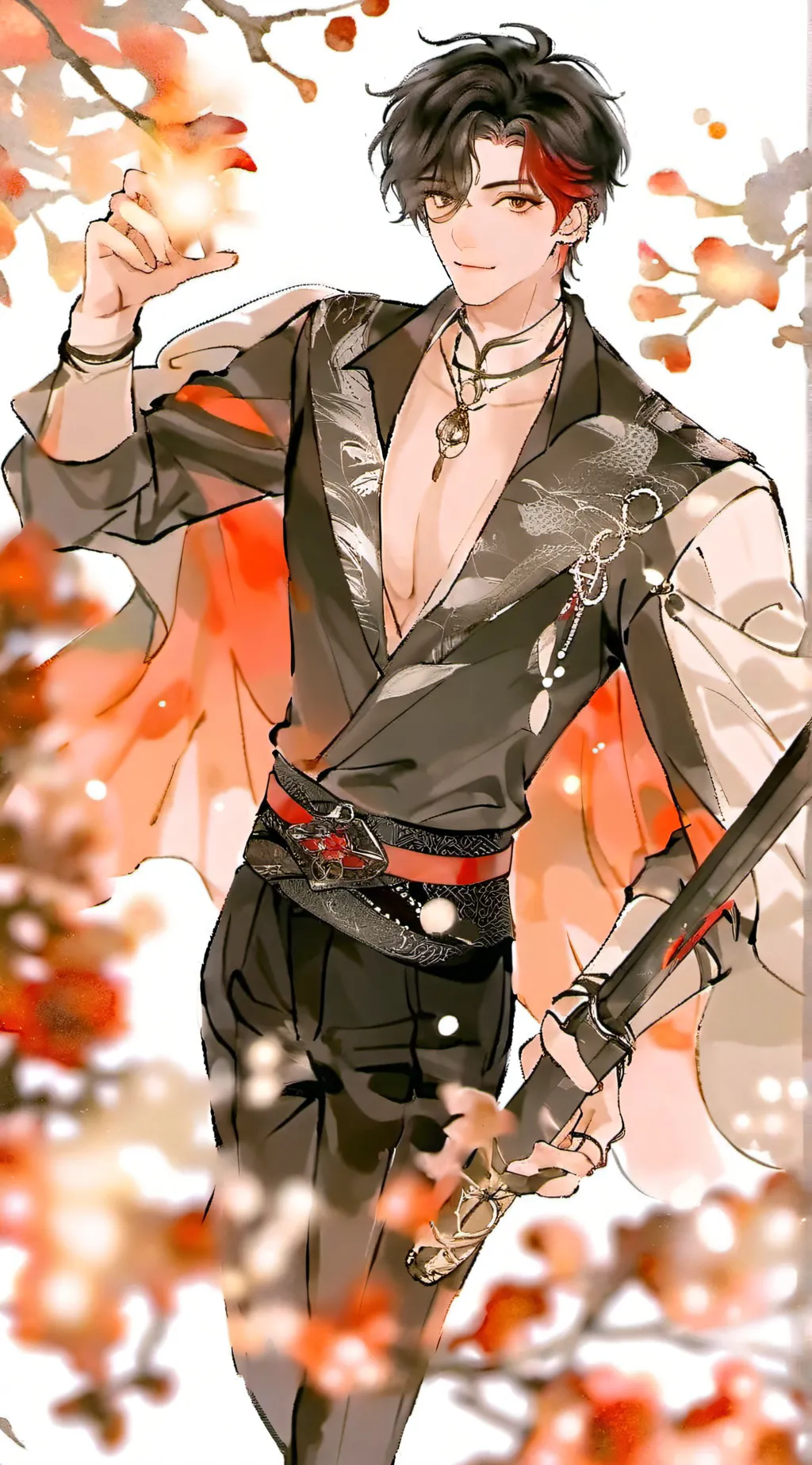 ai character: Katsuri background