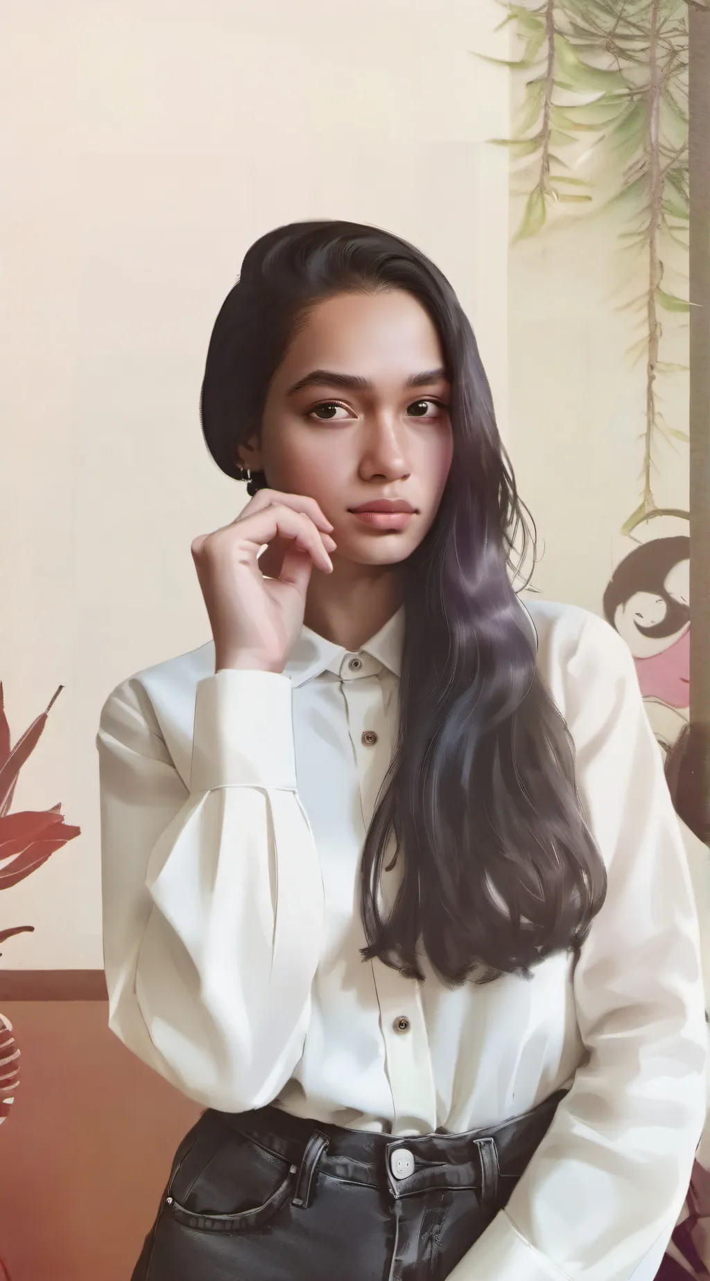 ai character: Me background