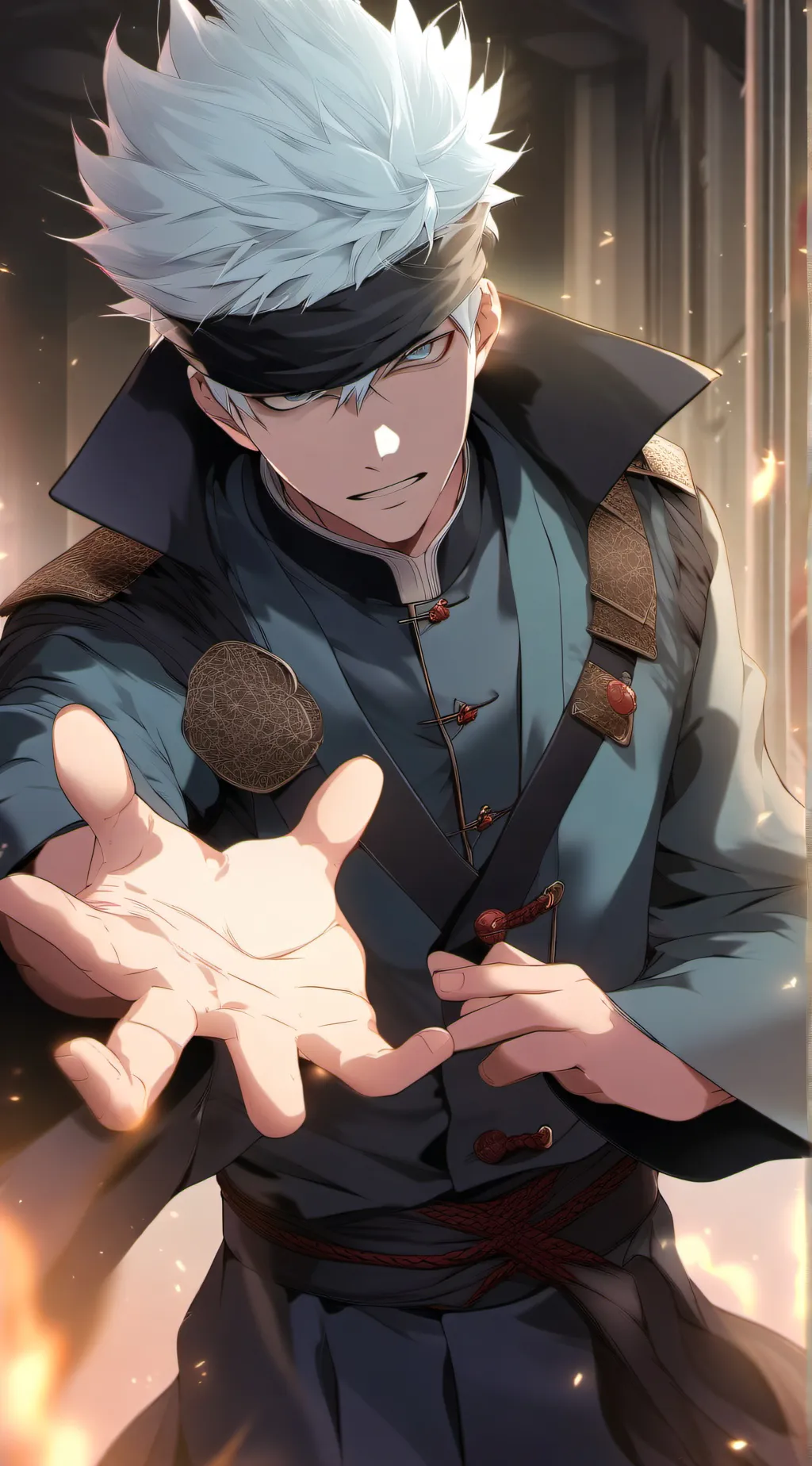 ai character: Satoru Gojo background