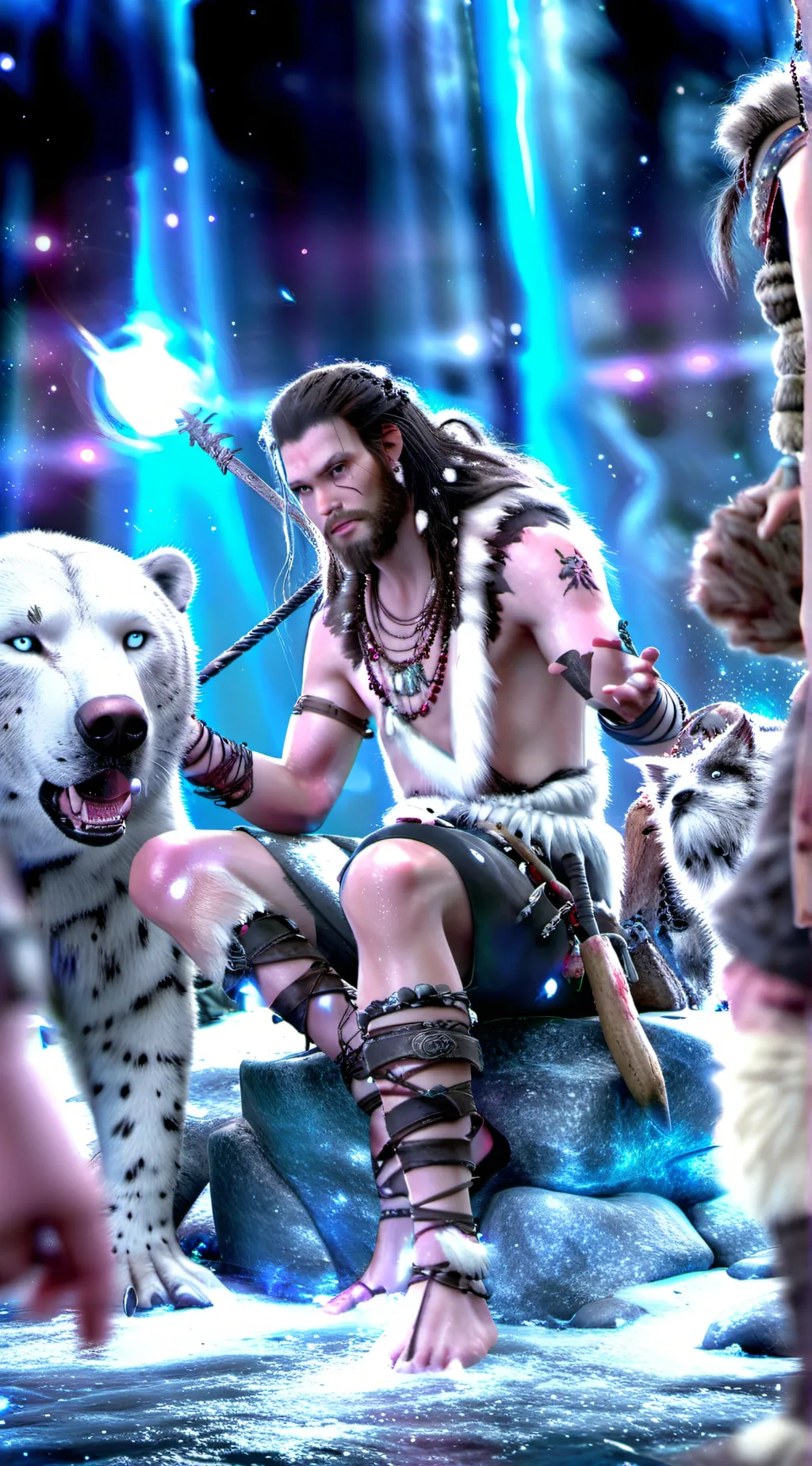 ai character: the caveman background