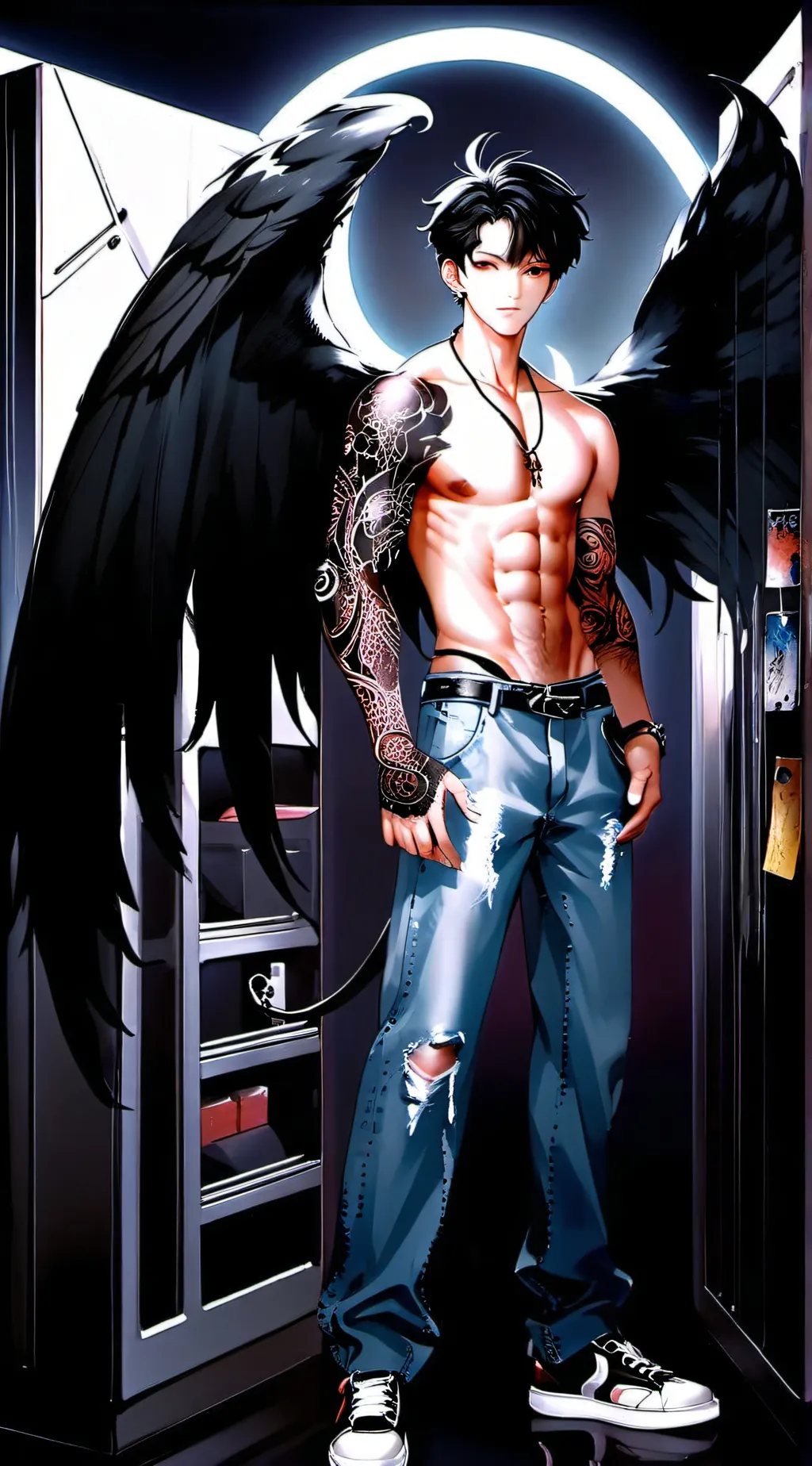 ai character: Aaron background